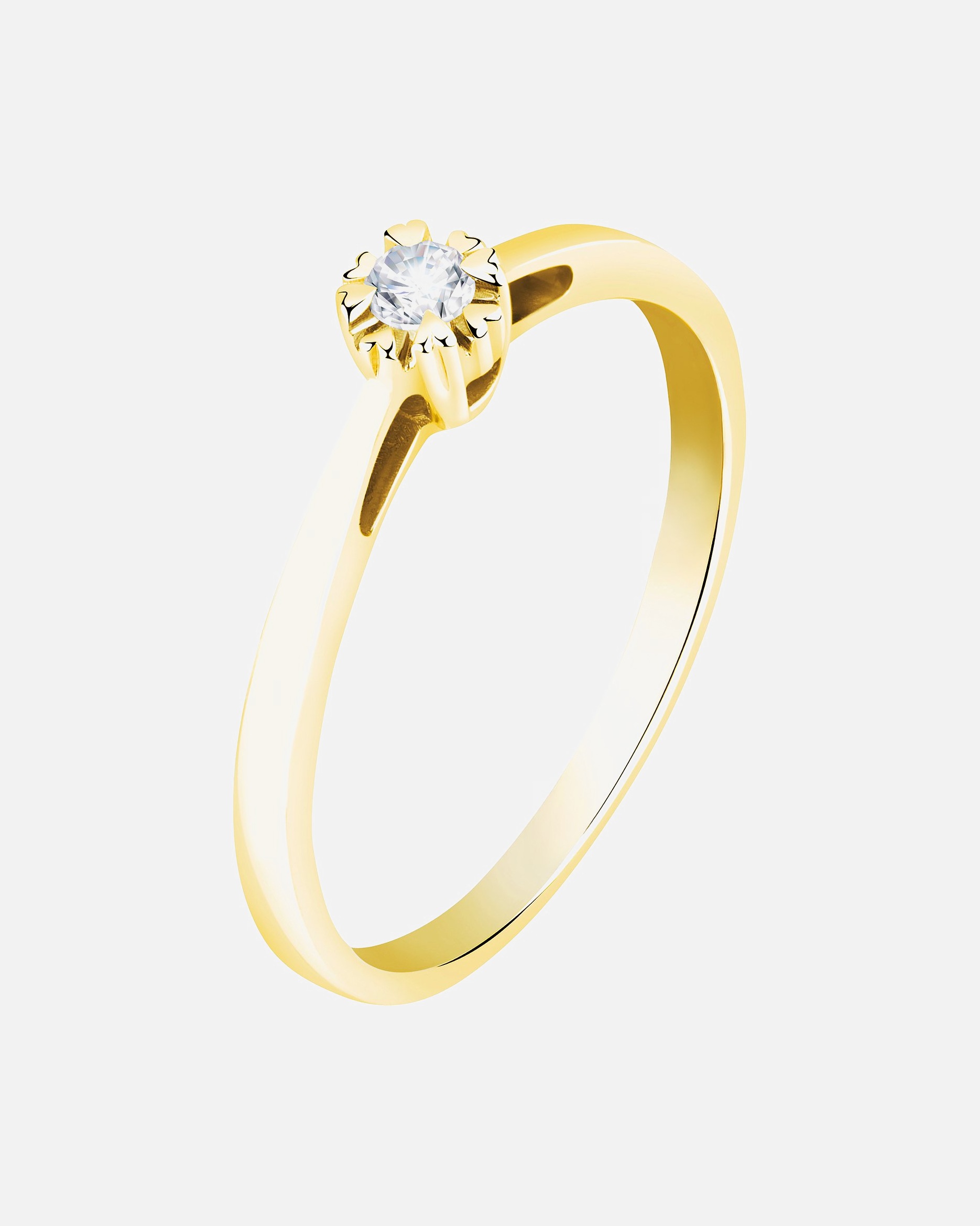 Ring für Weiblich CHRIST Damenring 585er Gelbgold 54