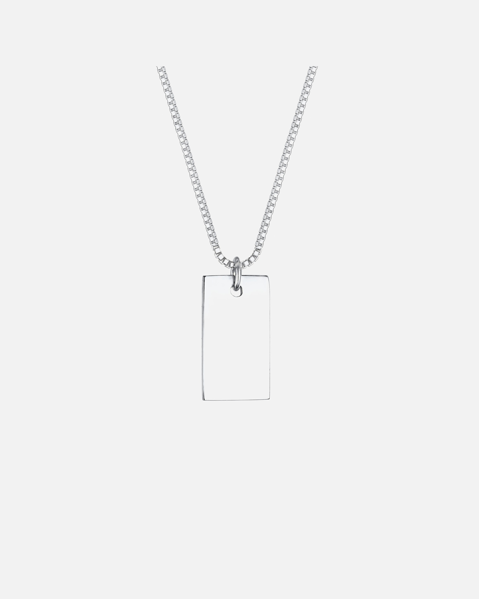 Halskette für Weiblich Elli Venezianerkette Rechteck Basic Minimal 925 Silber 1 Stück