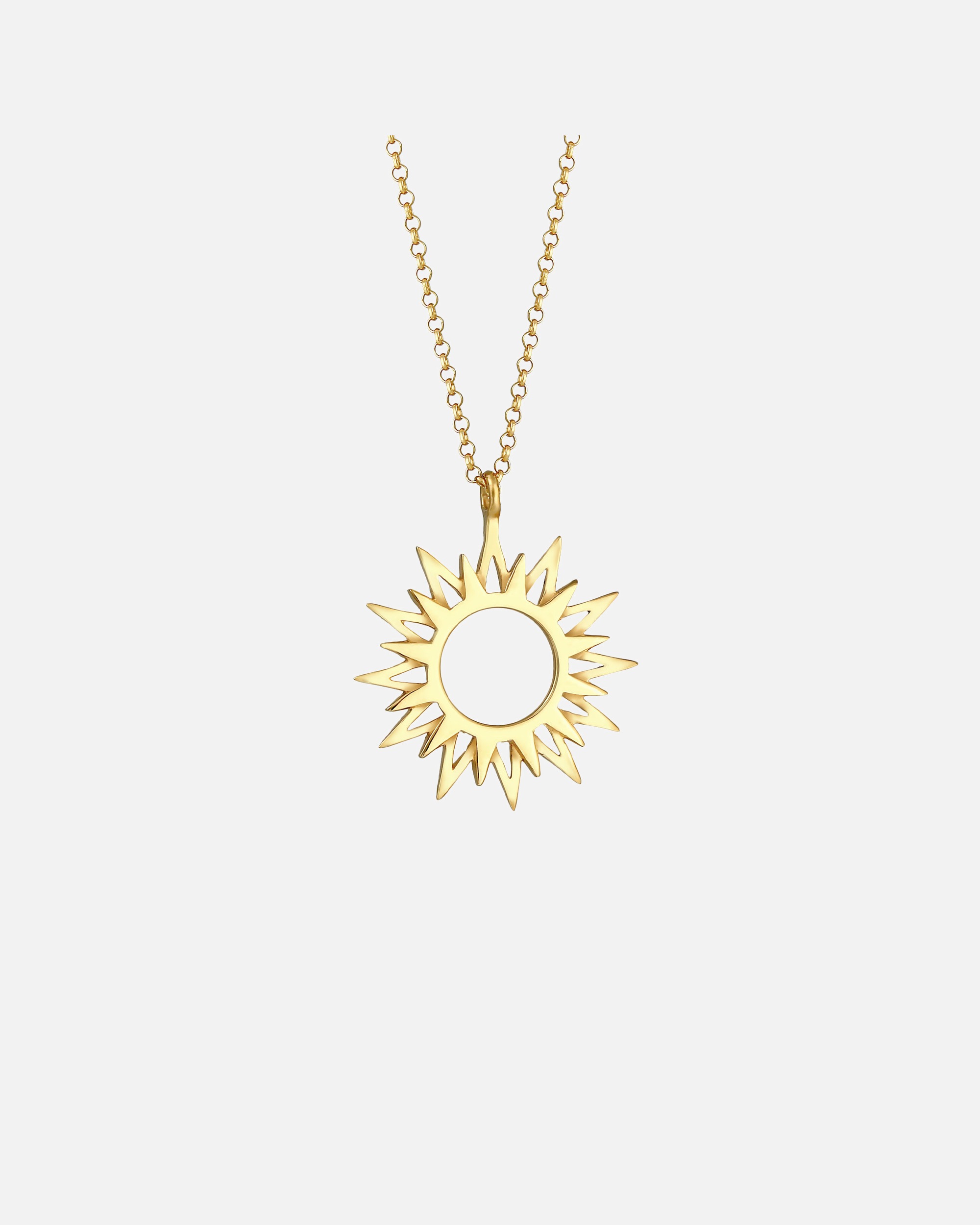 Halskette für Weiblich Elli Elli Halskette Sonne Sun Strahlen Astro Symbol 925 Silber 1 Stück