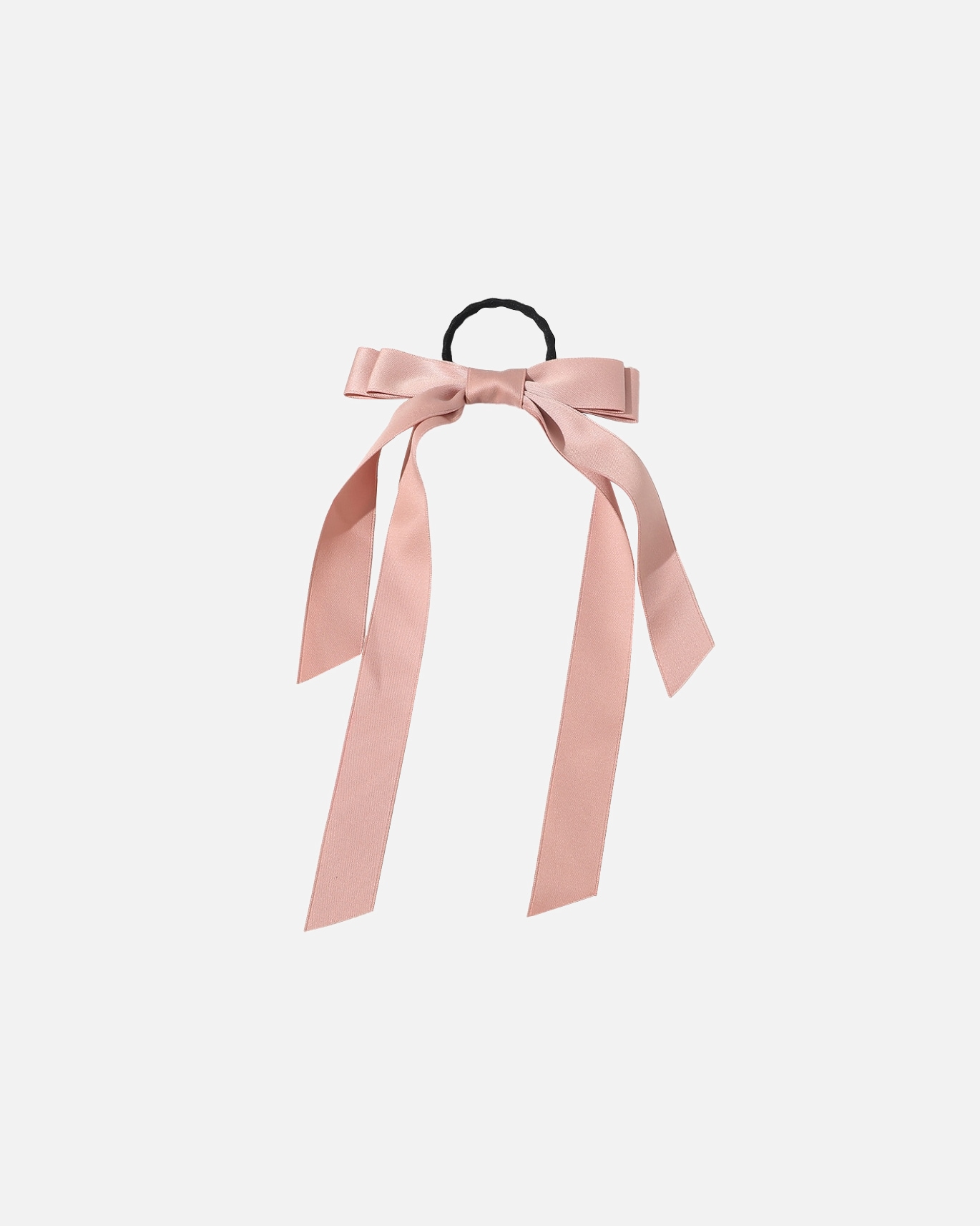 Haargummi für Weiblich SOHO SOHO Alma Haargummi mit Schleife - Creme-Weiß Rosa