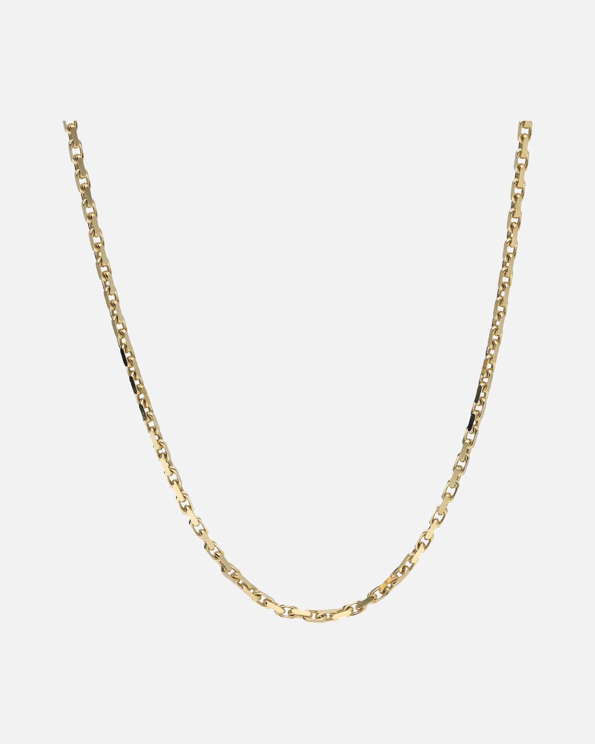 Halskette für Weiblich Luigi Merano Kette Ankerkette, massiv, Gold 585 55 cm