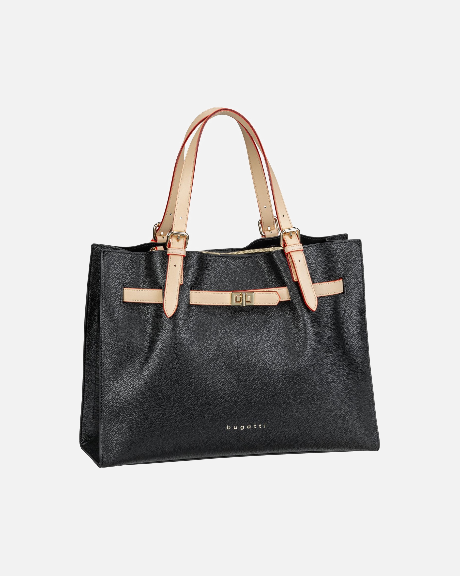 Handtasche für Weiblich Bugatti Handtasche Ella L Schwarz