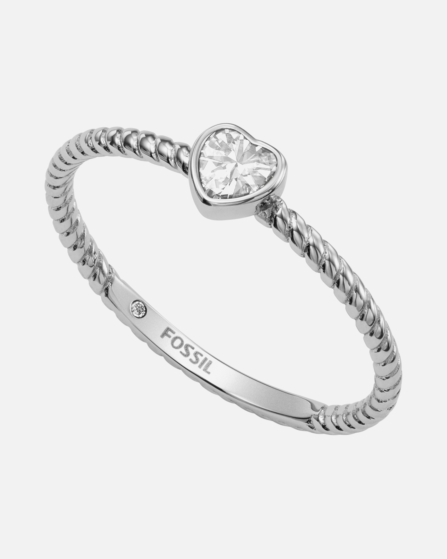 Ring für Weiblich Fossil Damenring Edelstahl 53