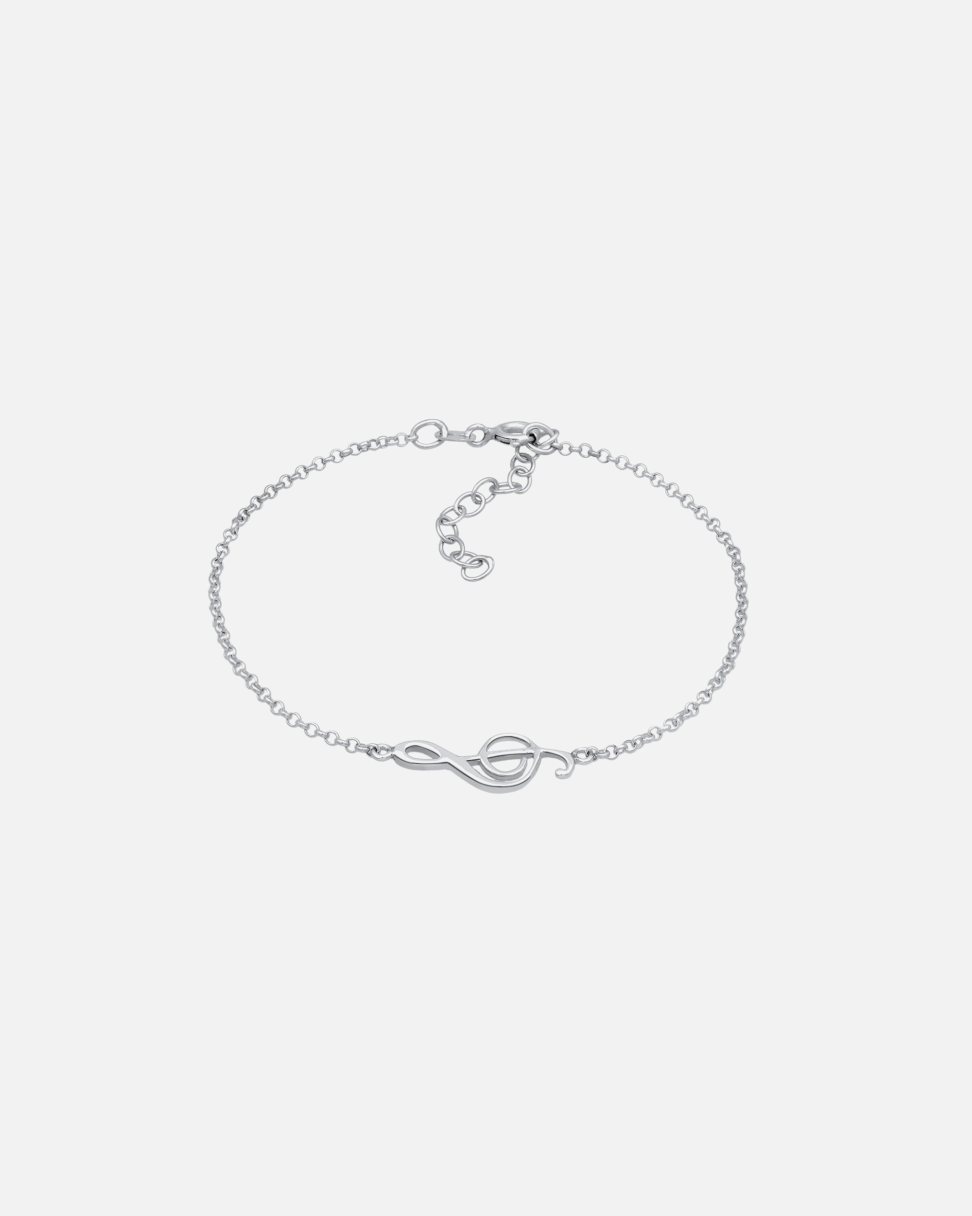 Armband für Weiblich Elli Notenschlüssel Musik Note Trend 925 Silber 1 Stück
