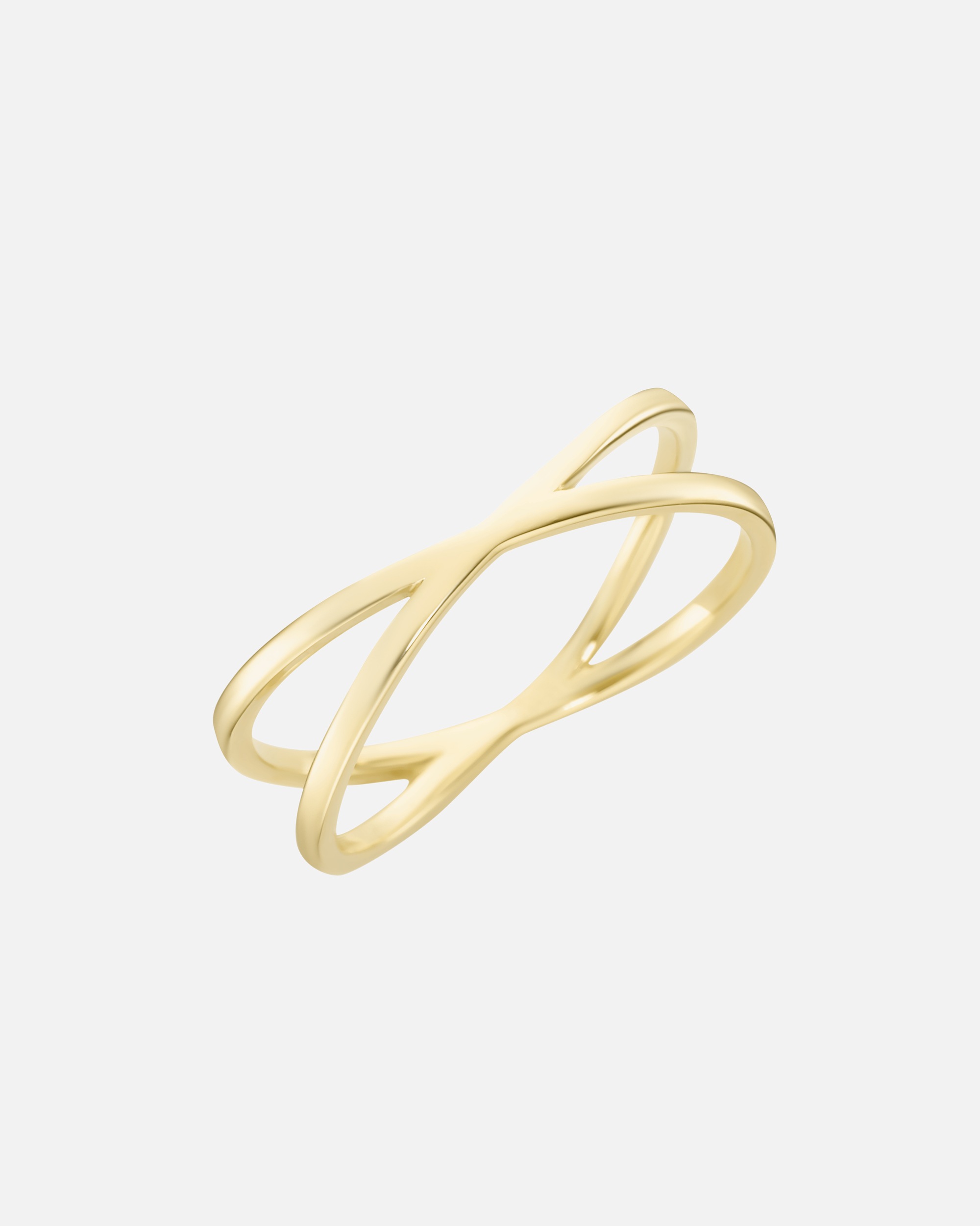 Ring für Weiblich Luigi Merano Ring mit Kreuz-Design, durchbrochen, Gold 375 54