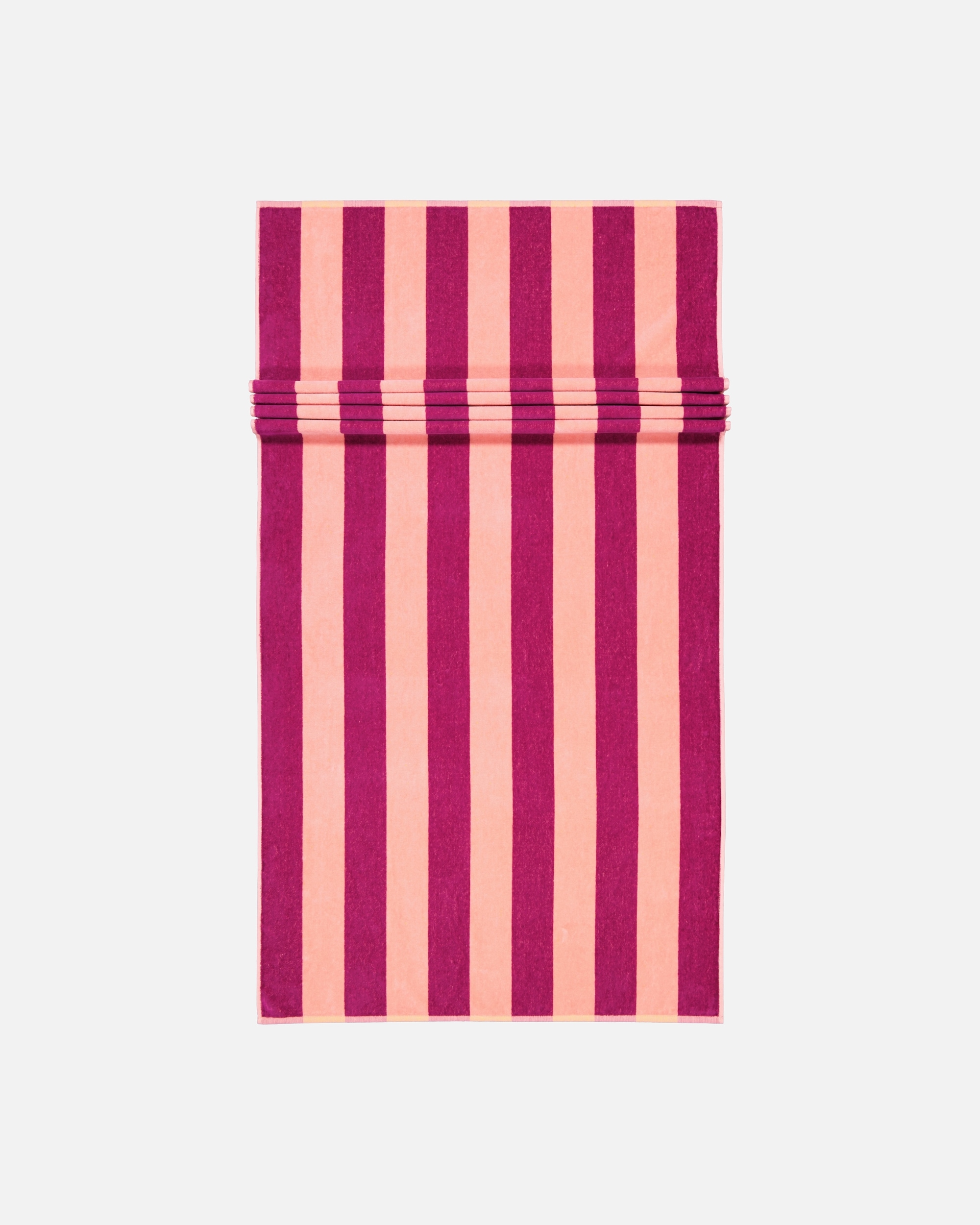 Handtuch für Unisex Cawö Cawö Strandtücher Beach Tropical Streifen 5577 sunset - 22 80x180 cm