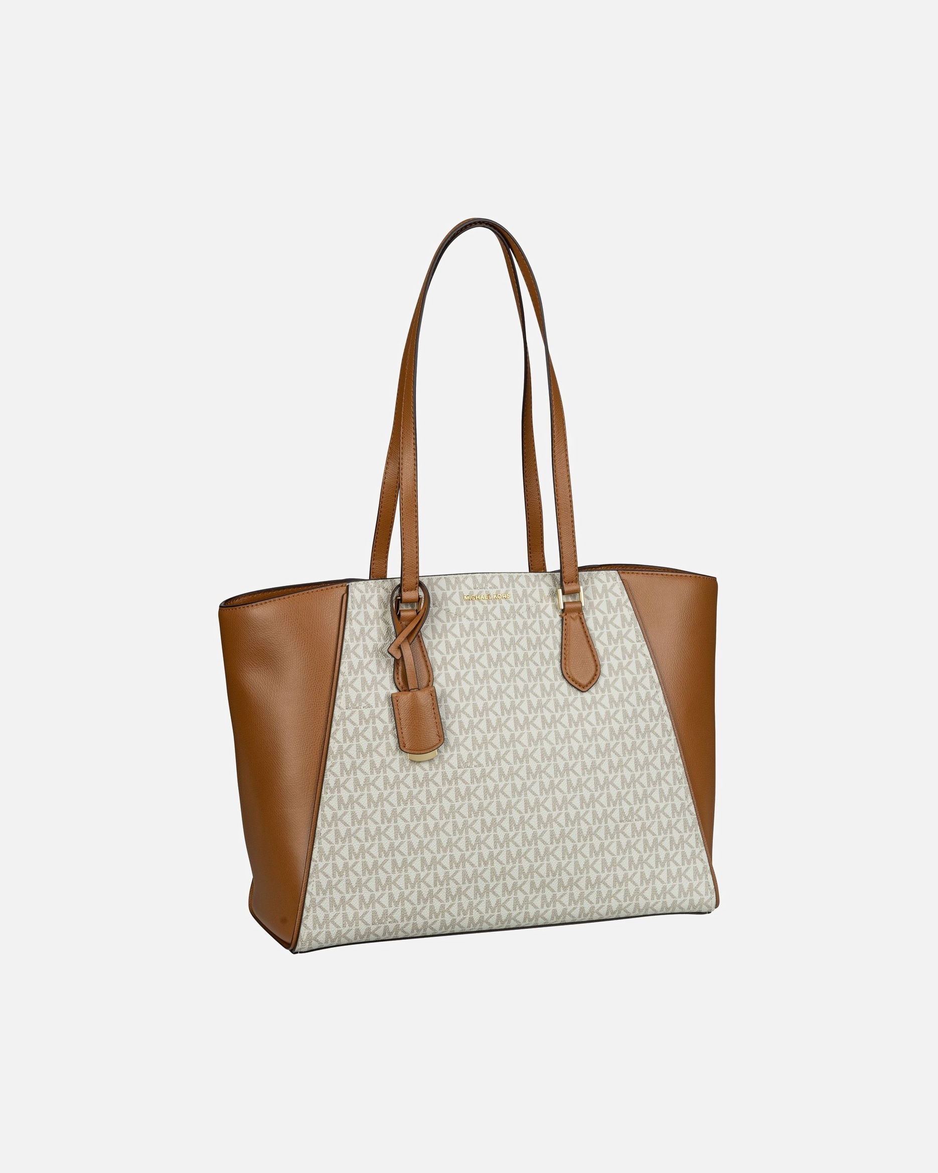 Shopper für Weiblich Michael Kors Shopper Taryn Large Vanilla/Acorn
