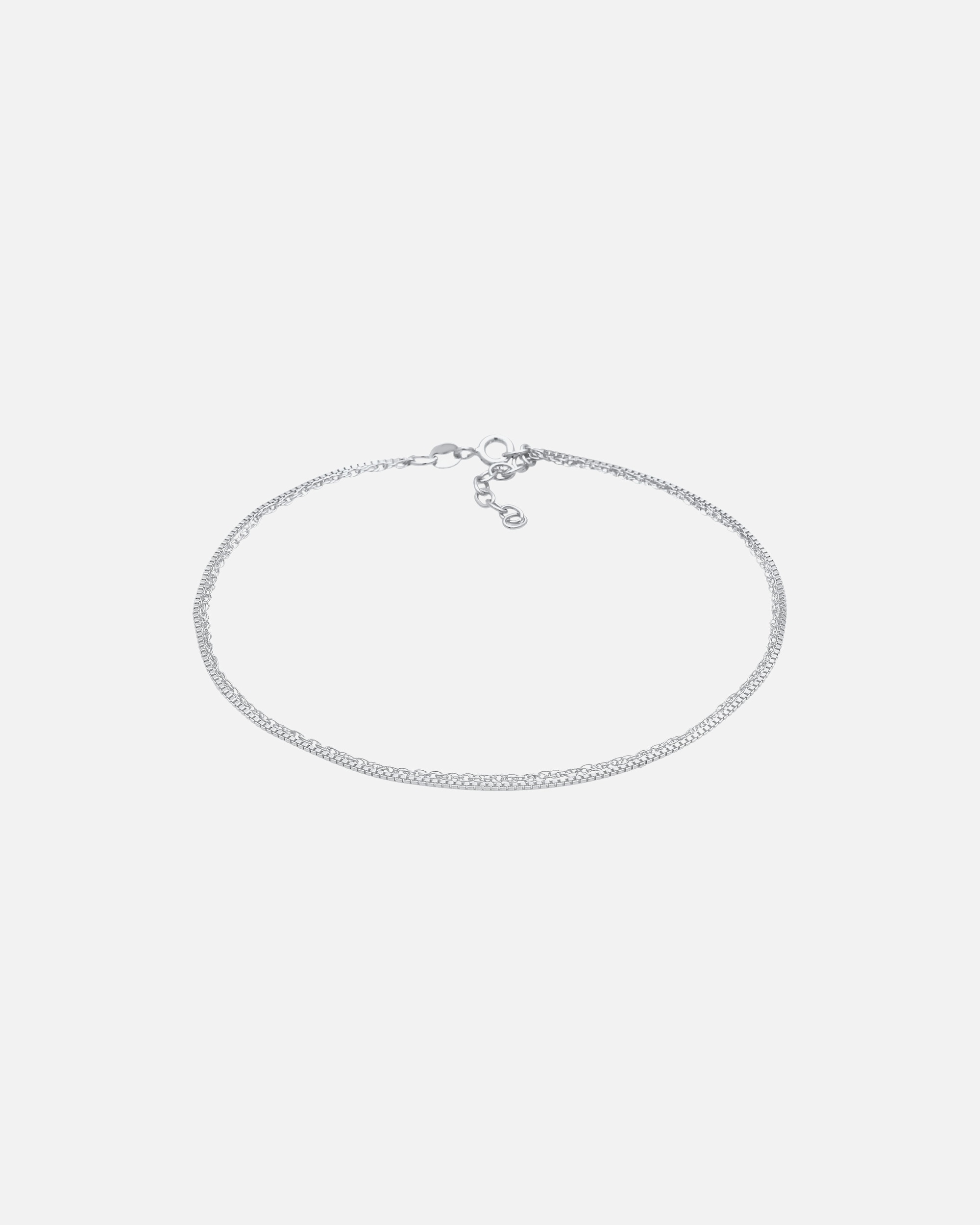 Schmuck für Weiblich Elli Kordelkette Gliederkette Basic Layer 925 Silber 1 Stück