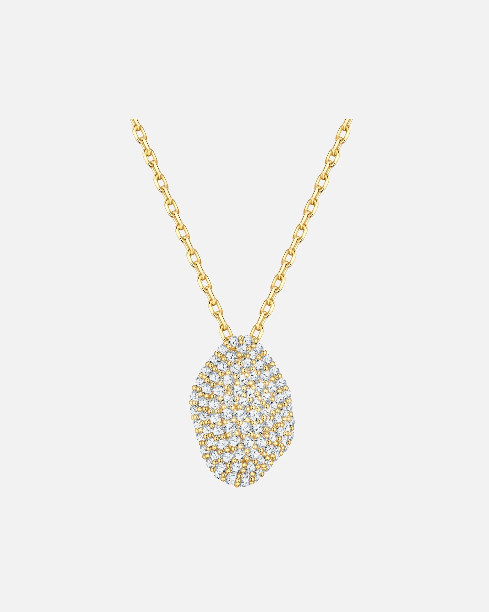 Halskette für Weiblich Glanzstücke München Halskette aus Sterling Silber in Gelbgold mit Zirkonia 1 Stück