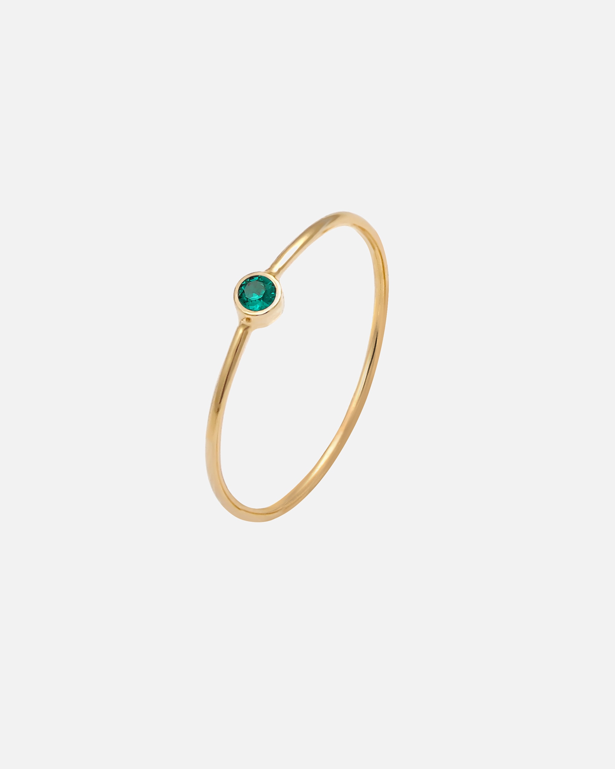 Ring für Weiblich Elli Stacking Kristalle Grün 925 Silber 52