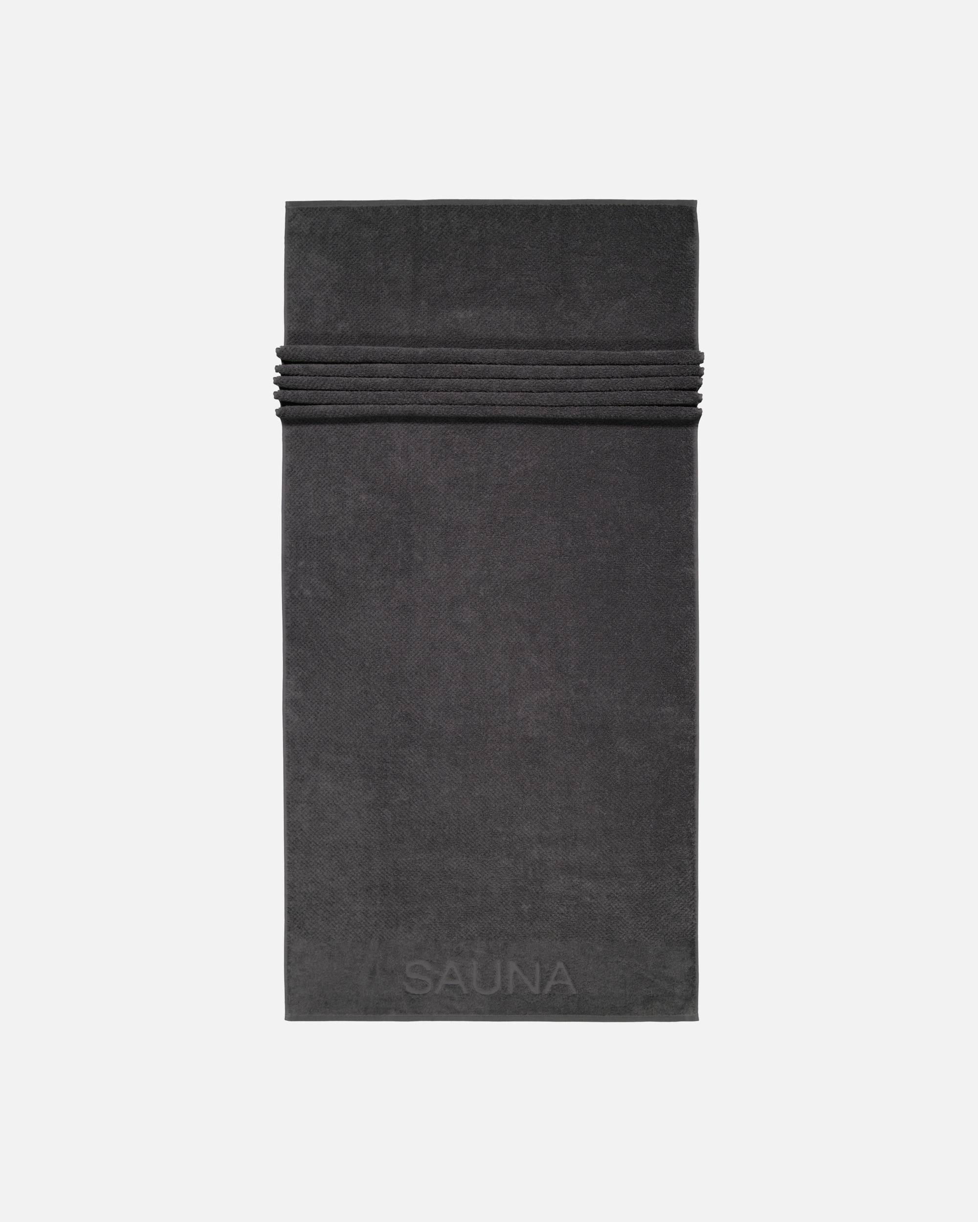 Handtuch für Unisex Cawö Cawö Saunatücher Pure 6501 basalt - 740 80x200 cm