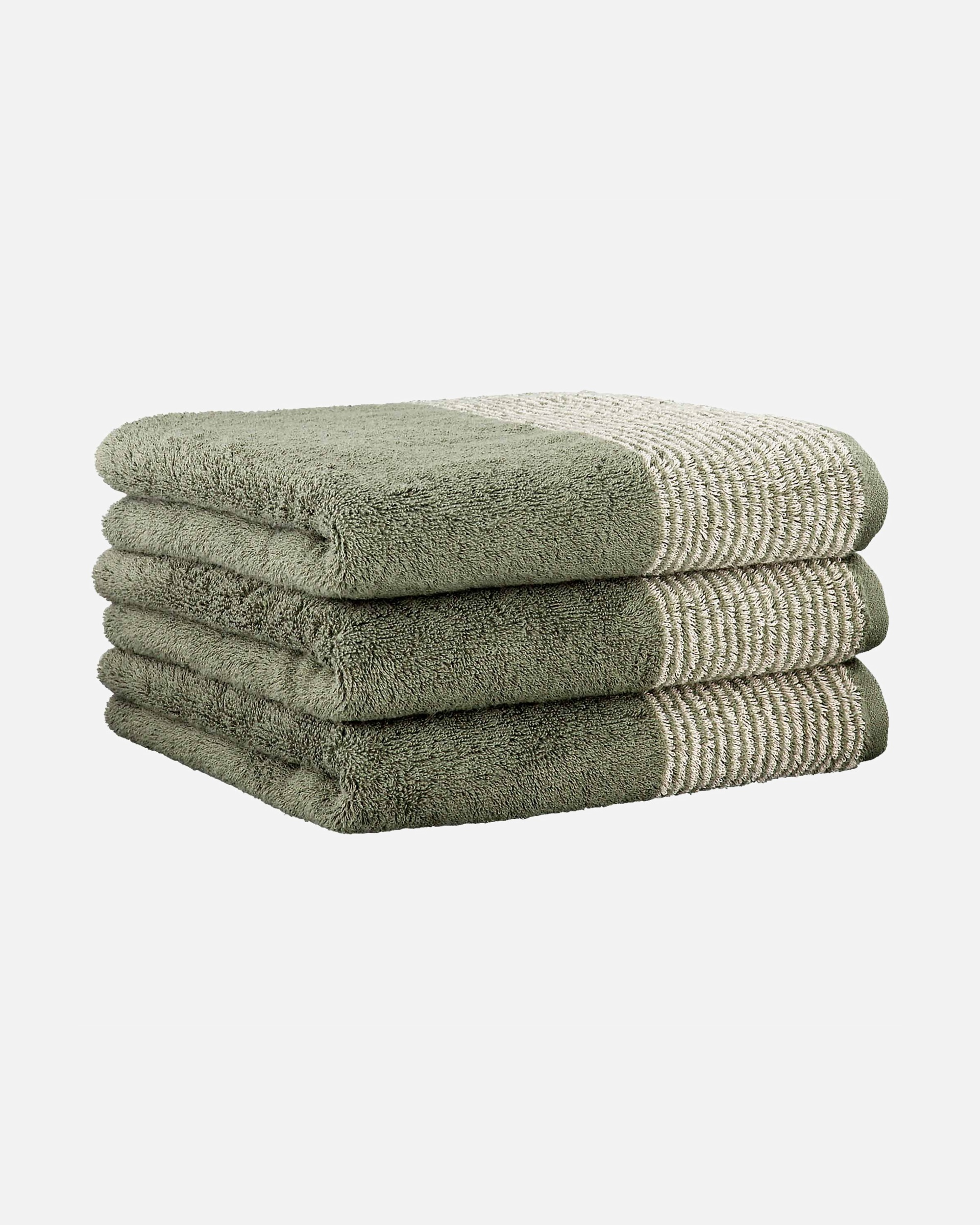 Handtuch für Unisex Cawö Handtuch 3er Pack 'Luxury Home Two-Tone' 3 Stück