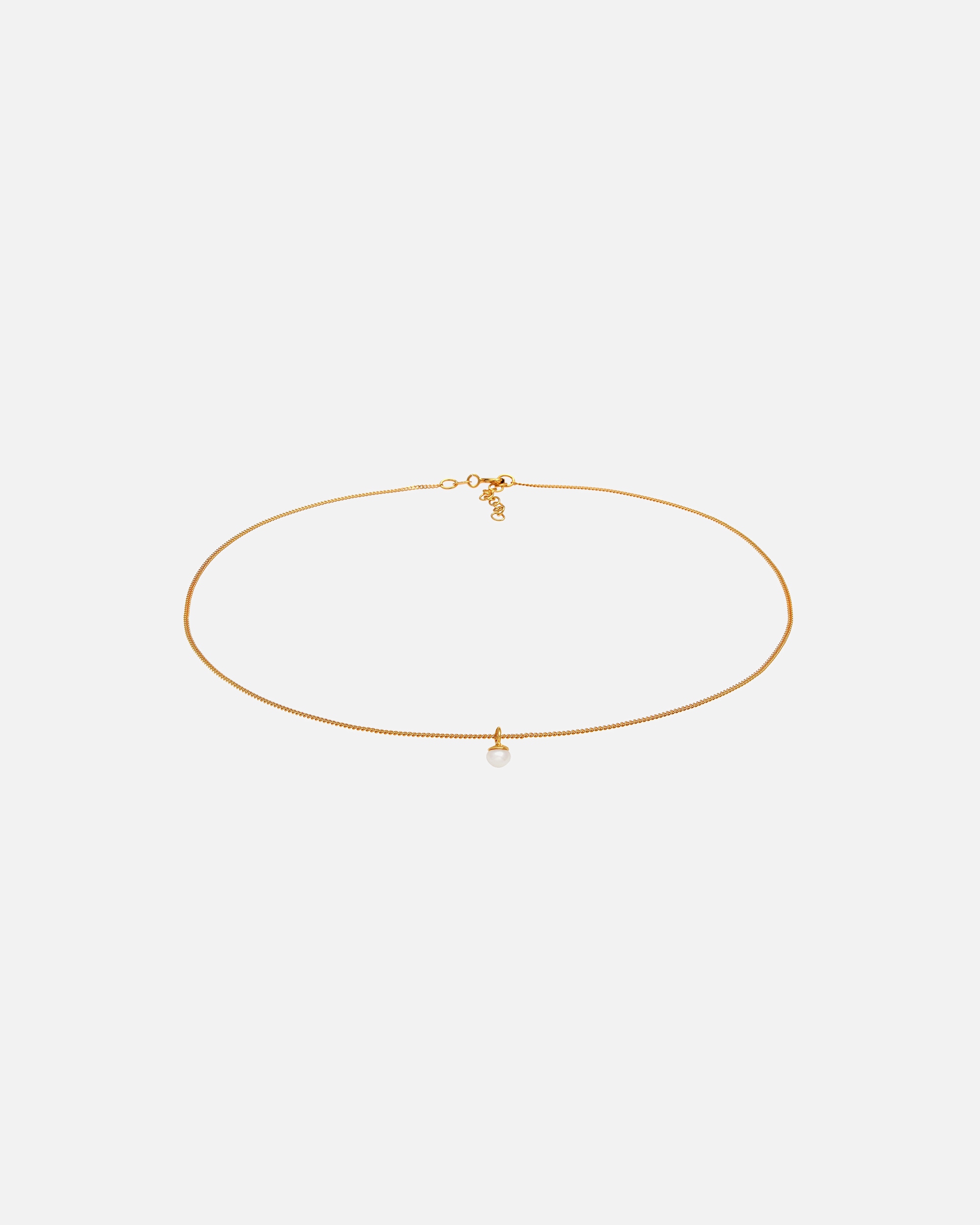 Halskette für Weiblich Elli Choker Süßwasserperle Anhänger Klassik 925 Silber 1 Stück