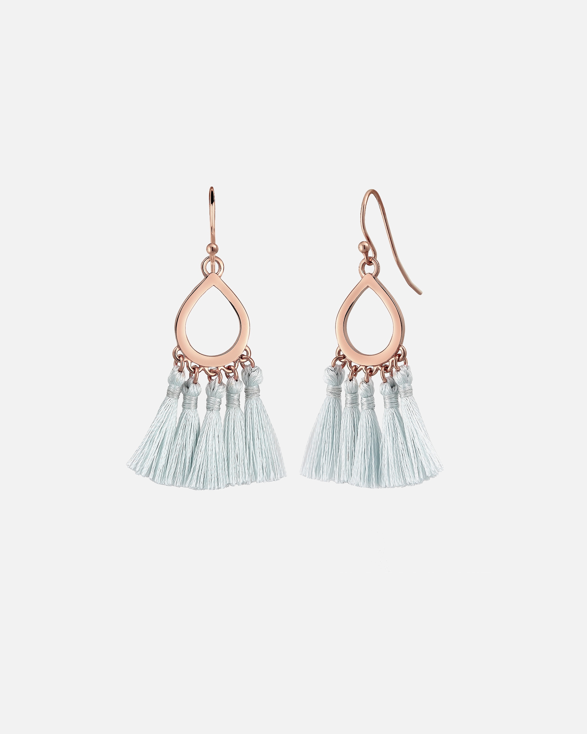 Ohrringe für Weiblich Elli Hänger Tassel Quaste Tropfen Festival 925 Silber 1 Stück