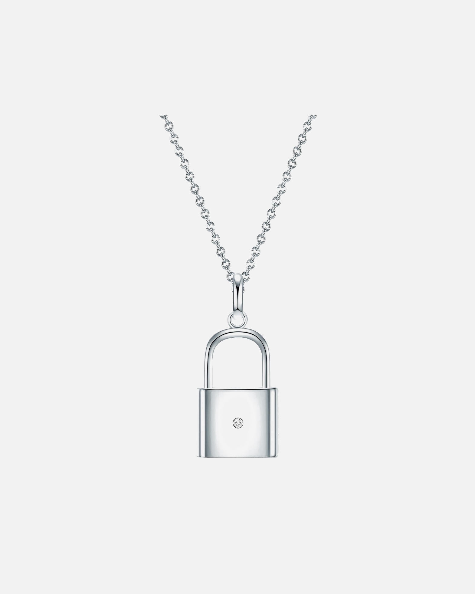 Halskette für Weiblich Lulu & Jane Diamant-Kette Schloß Sterling Silber Diamant in Gelbgold 1 Stück