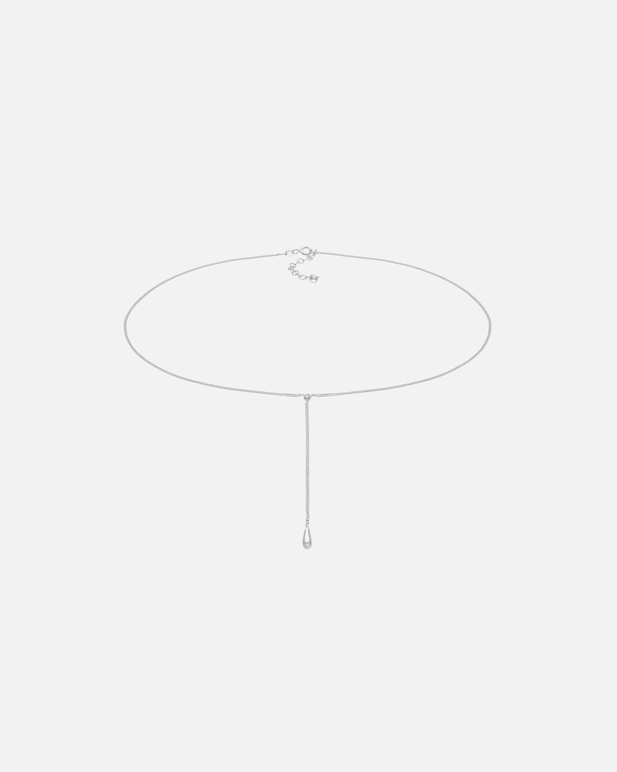 Halskette für Weiblich Elli Choker Y-kette Tropfen Kugel Boho 925 Silber 1 Stück