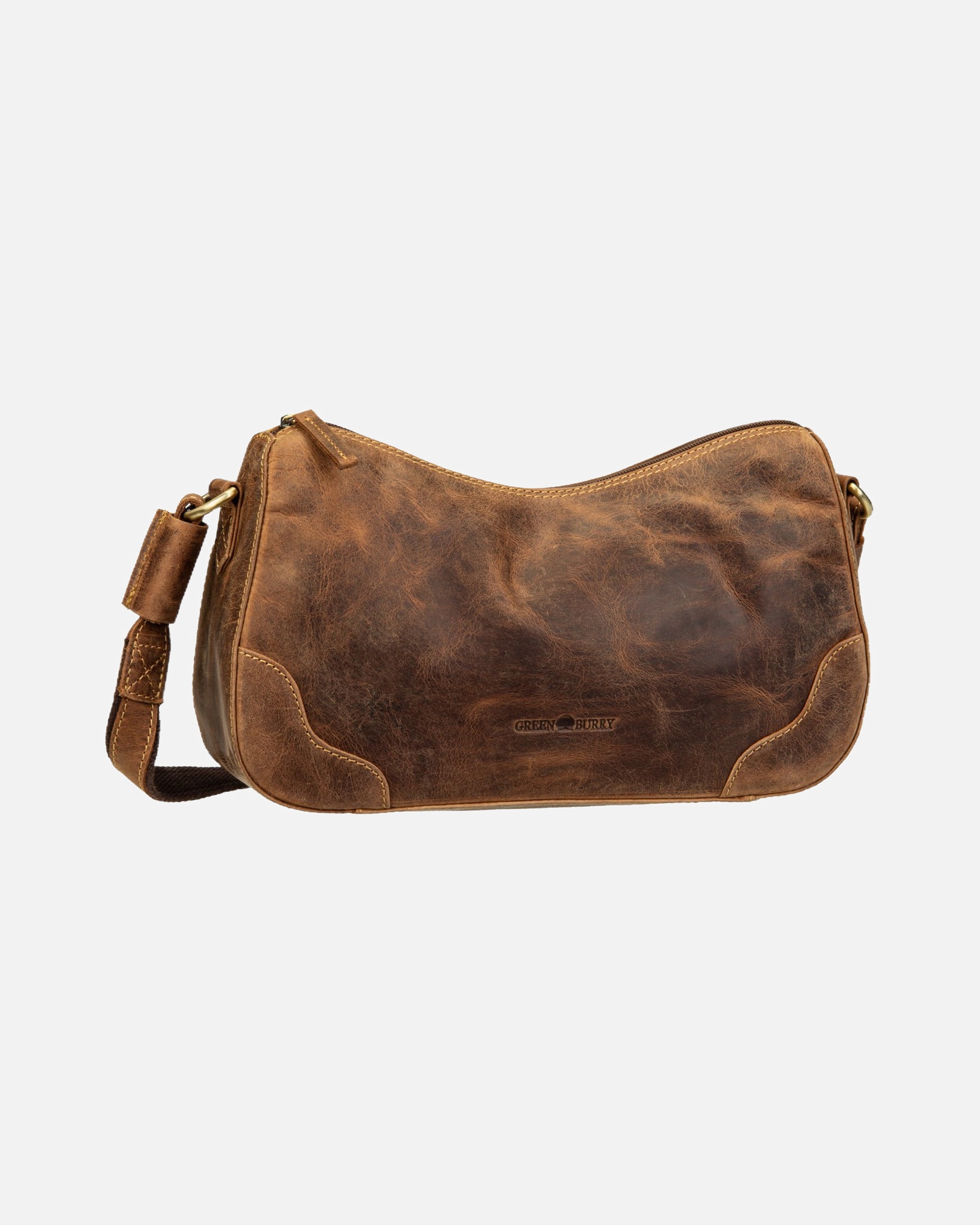 Handtasche für Weiblich Greenburry Anderes Vintage Umhängetasche braun