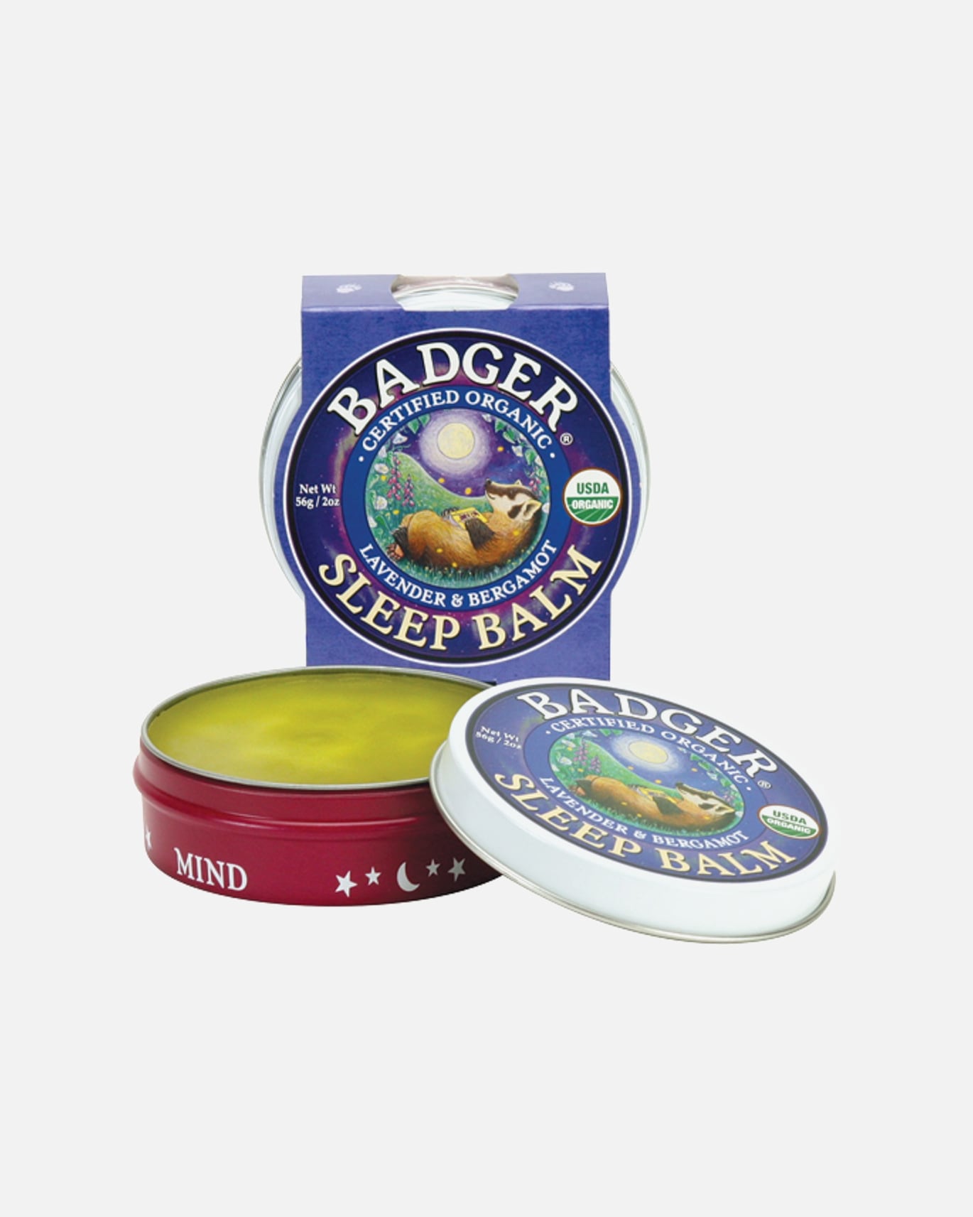 Körperbutter für Weiblich Badger Sleep Balm - Lavender & Bergamot Sleep Balm - Lavender & Bergamot