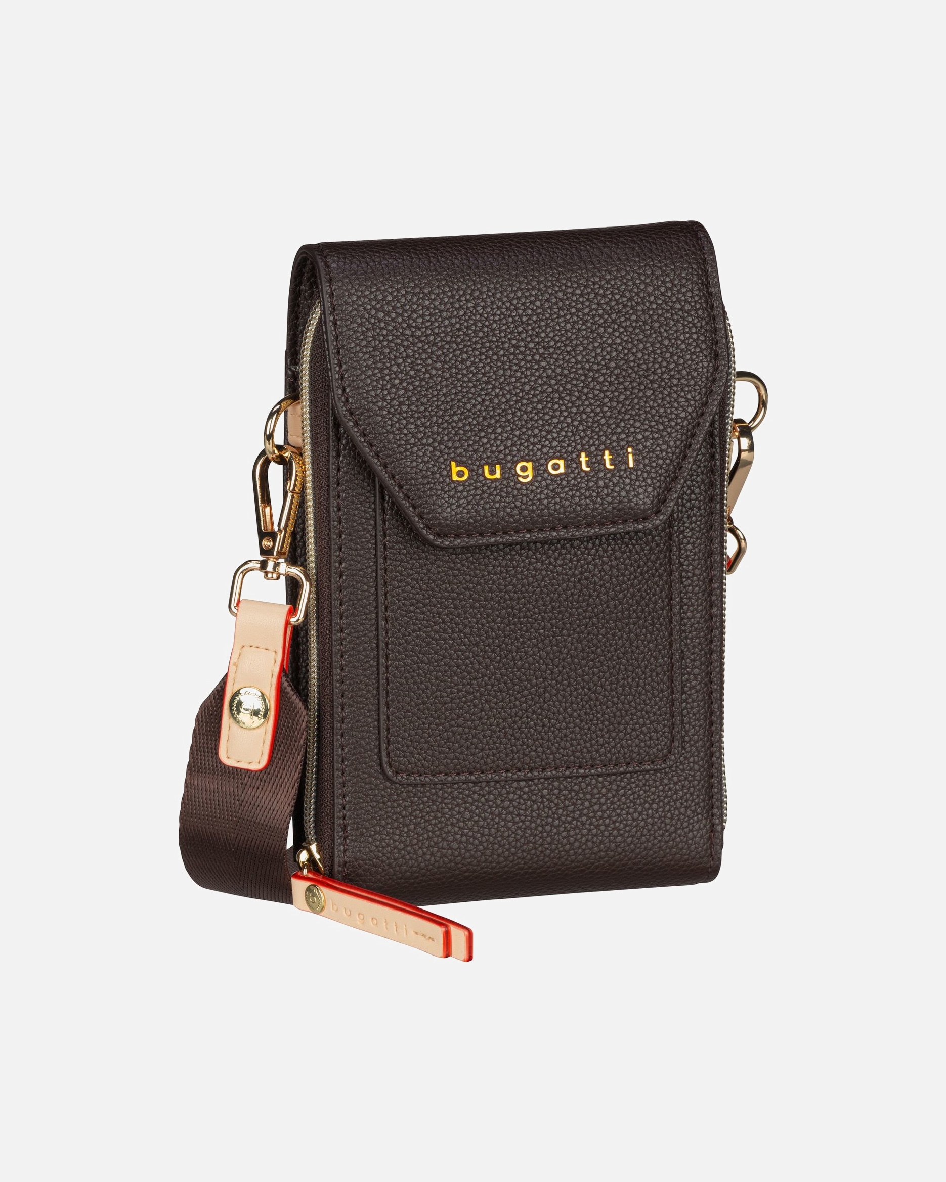 Umhängetasche für Weiblich Bugatti Umhängetasche Ella Purse Bag Dunkelbraun