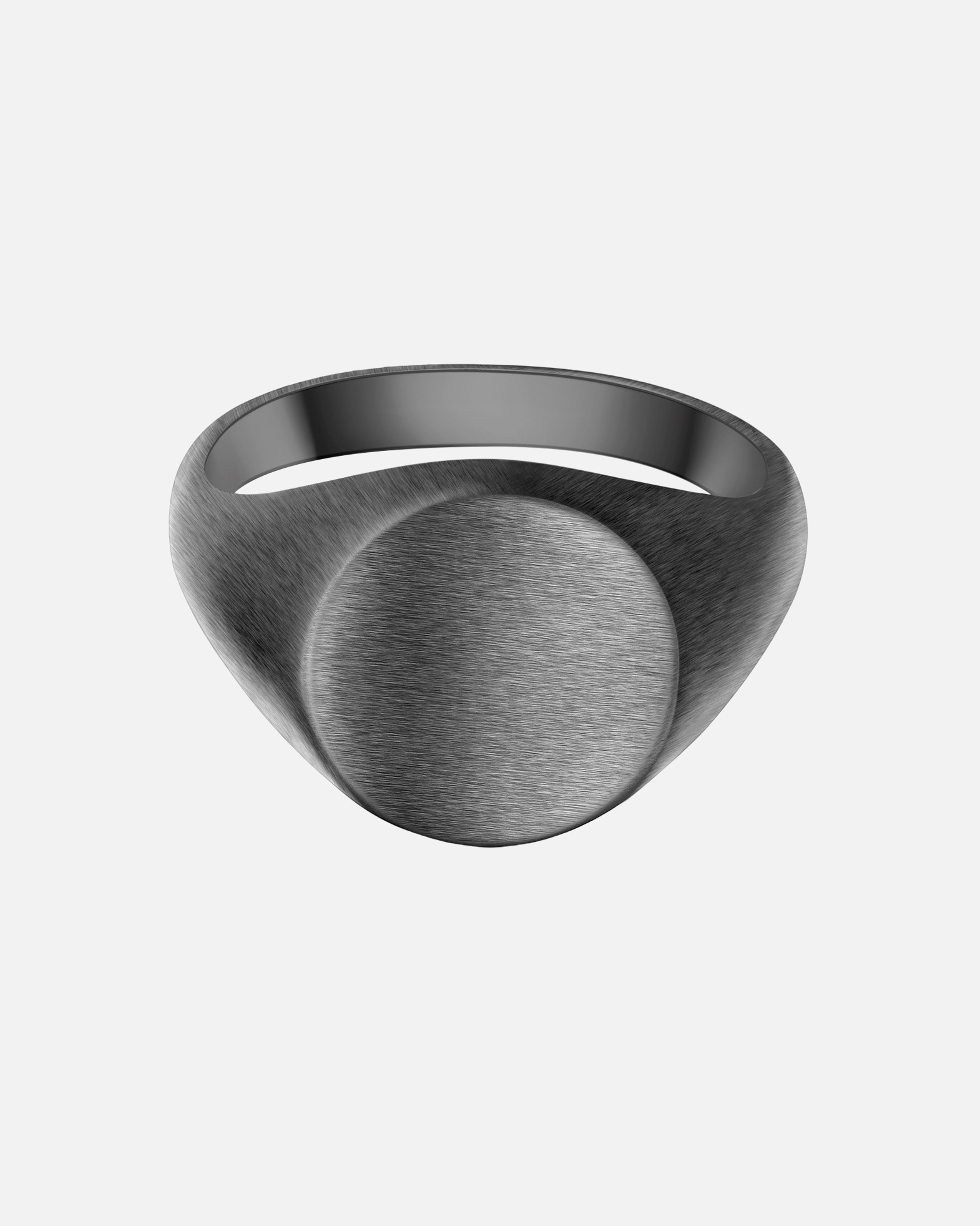 Ring für Männlich True Rebels Ring aus Edelstahl in gunmetal 66