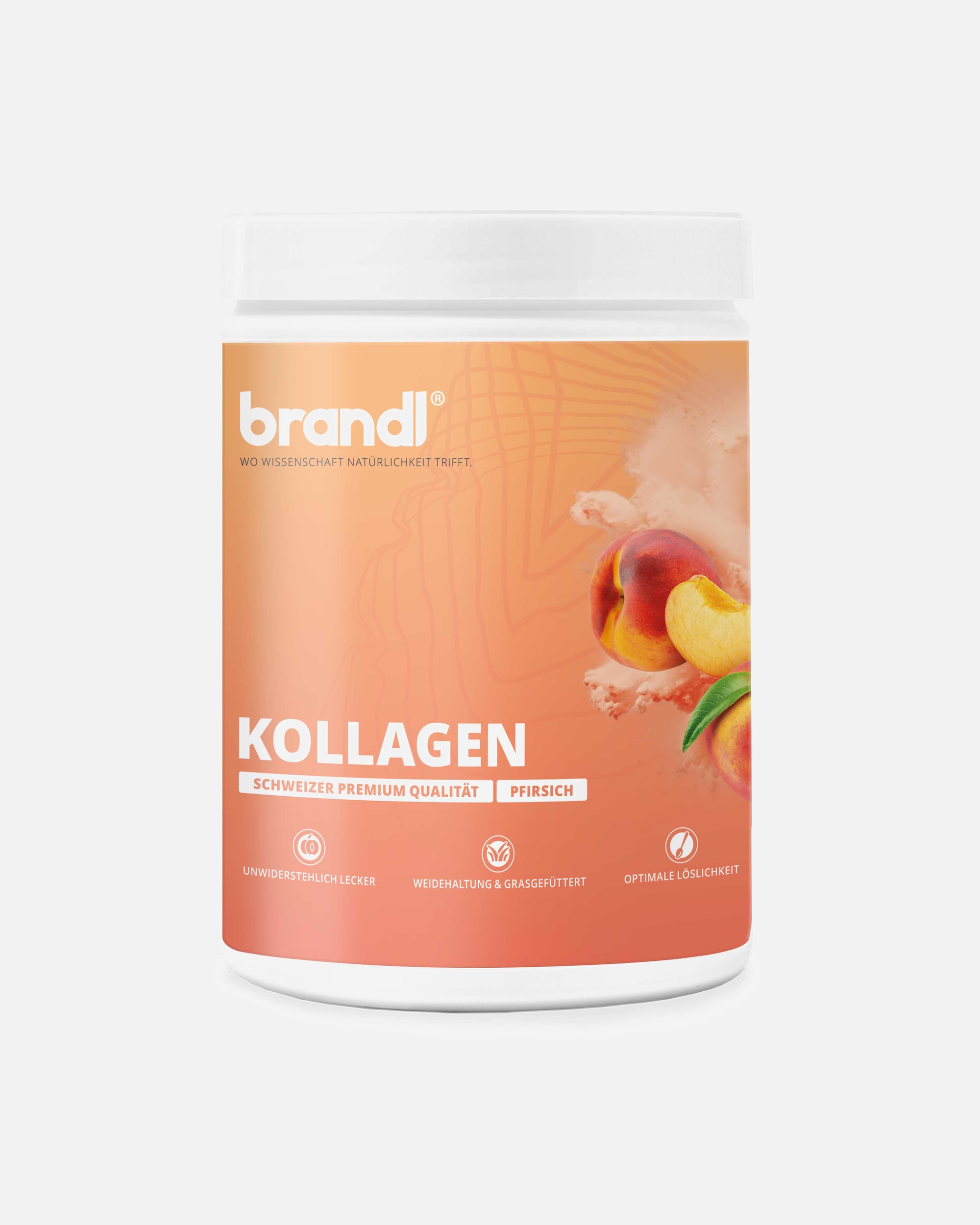 Nahrungsergänzung Haut für Unisex Brandl Nutrition COLLAswiss® Kollagen aus Schweizer Weidehaltung 555 g