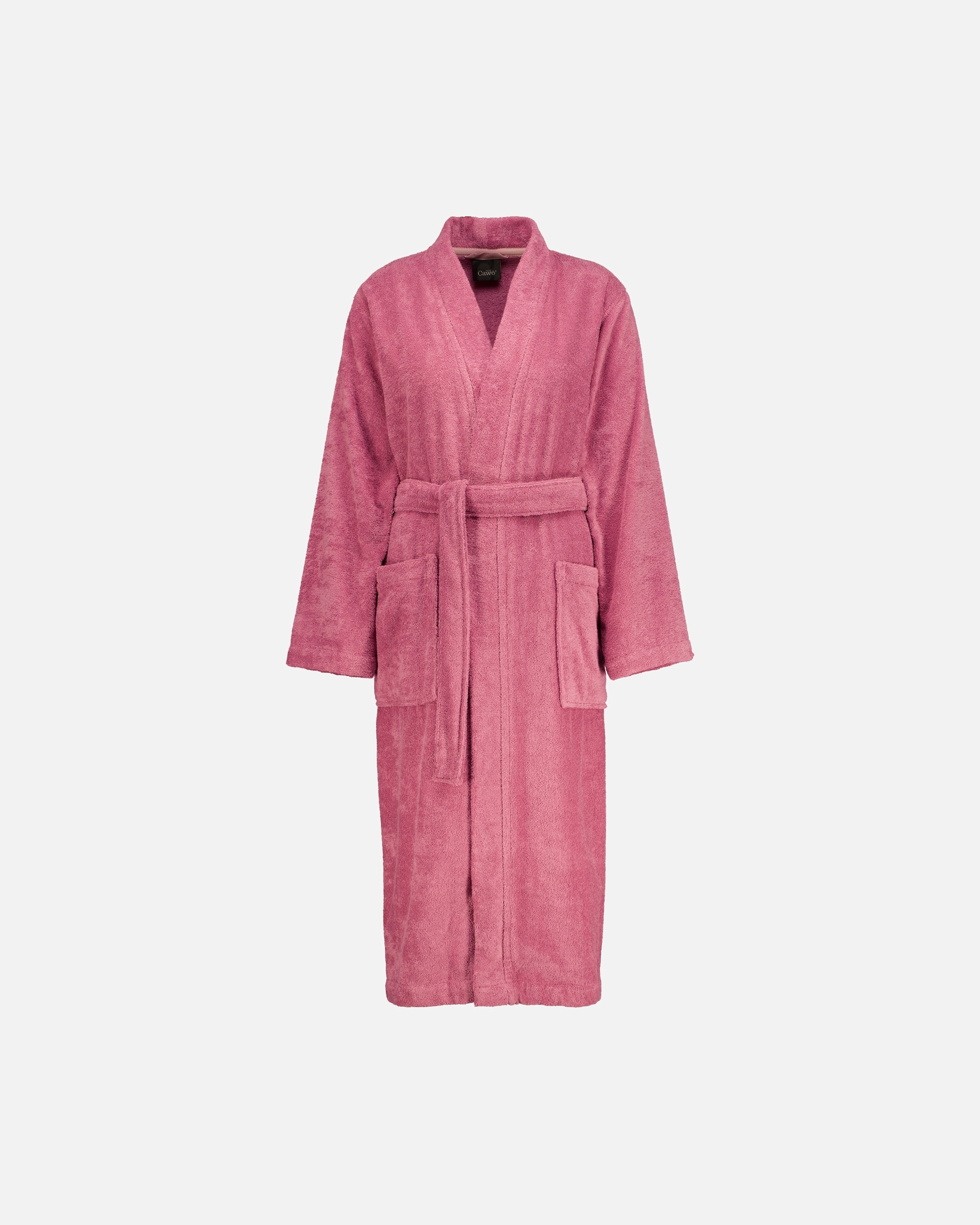 Bademantel für Unisex Cawö Cawö Bademäntel Damen Kimono Luxury Basics Kimono 826 blush - 22 S