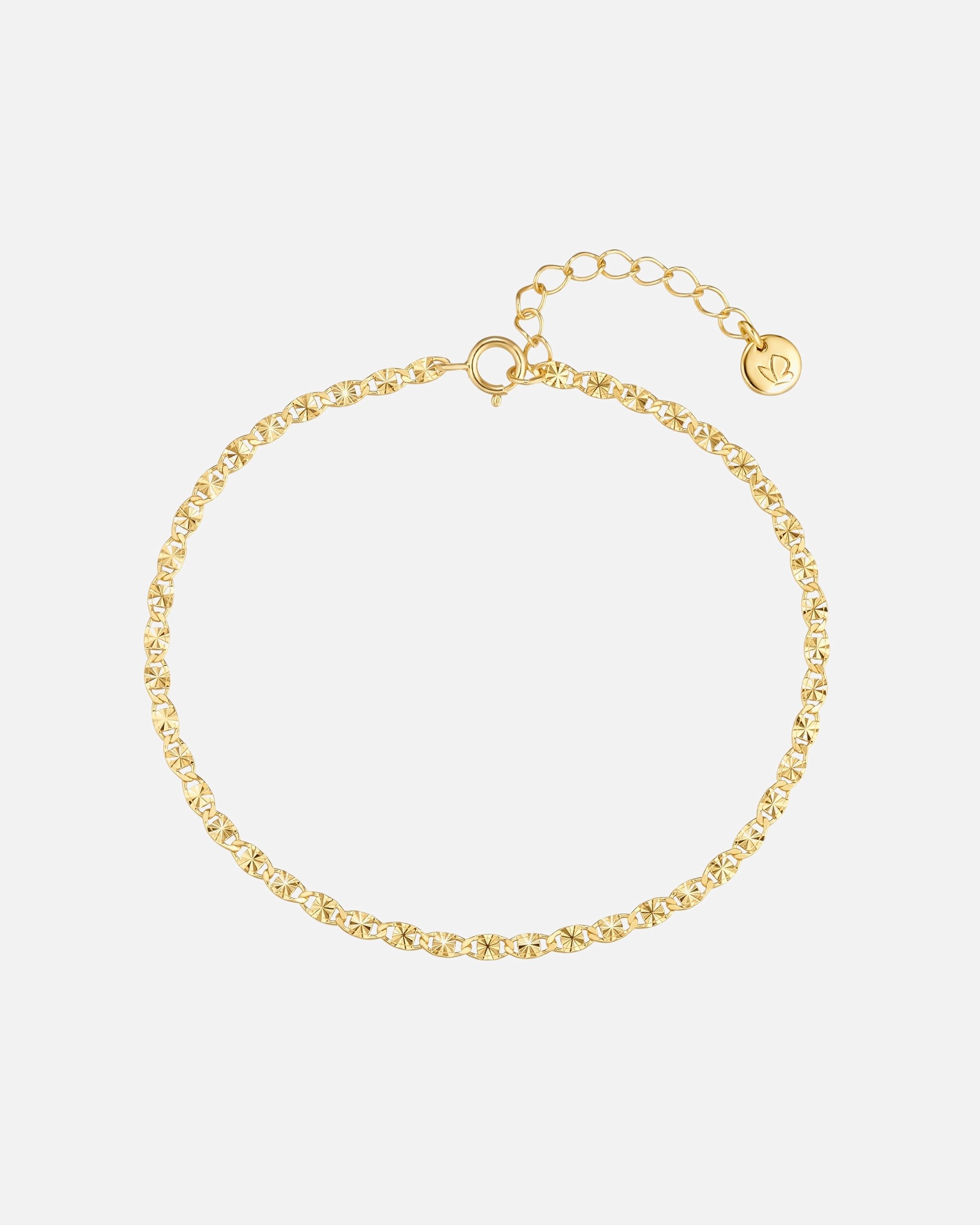 Armband für Weiblich Glanzstücke München Armband aus Sterling Silber in gelbgold 17,0 cm Basislänge + 3,0 cm Verlängerung