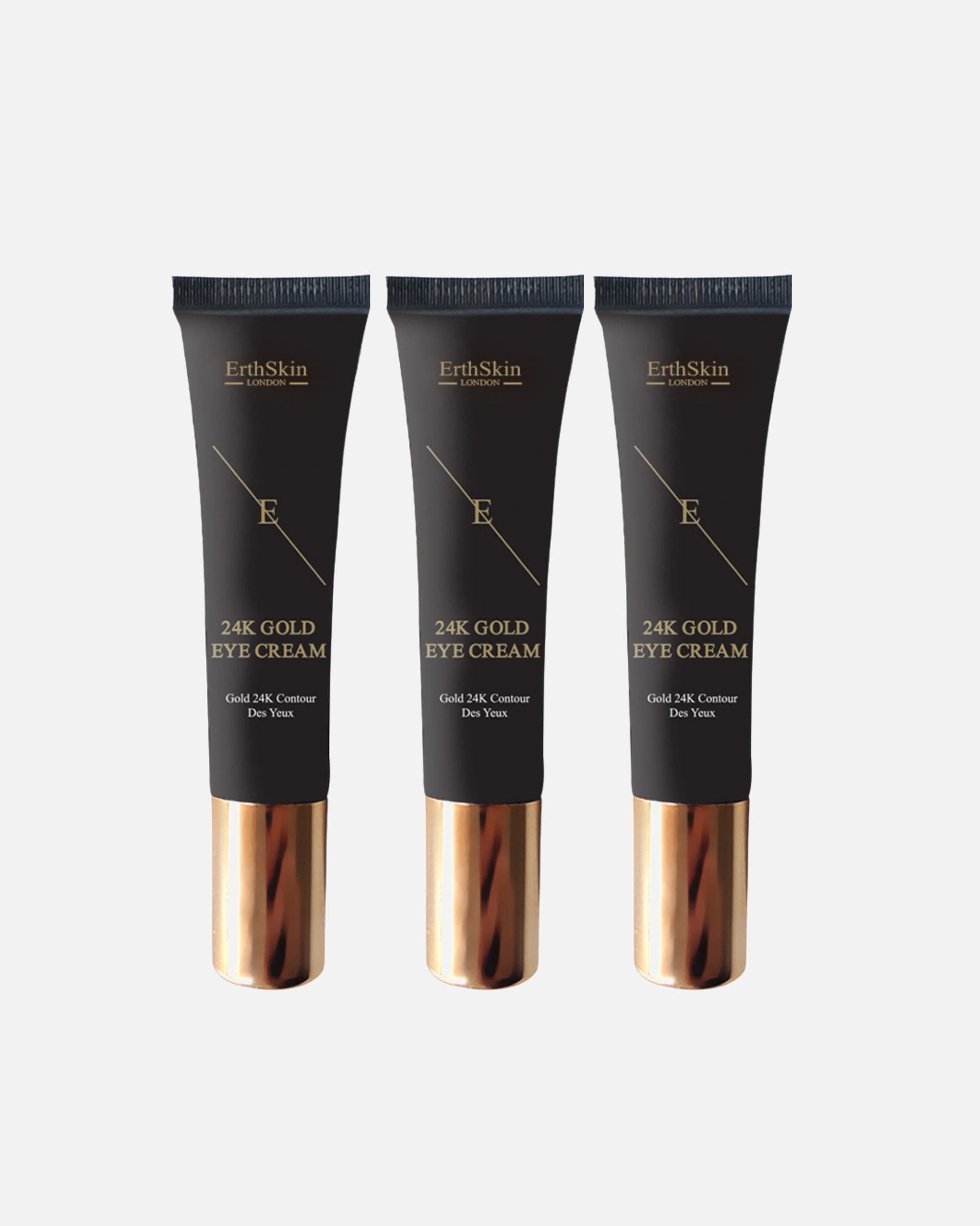 Augencreme für Weiblich ErthSkin London Gold Augencreme Trio 1 Stück