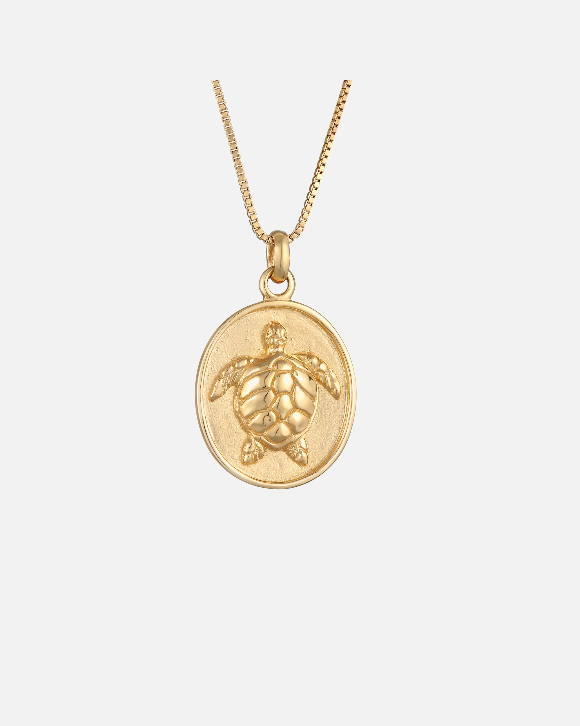 Halskette für Weiblich Elli Schildkröte Münze Ozean 925 Silber 1 Stück