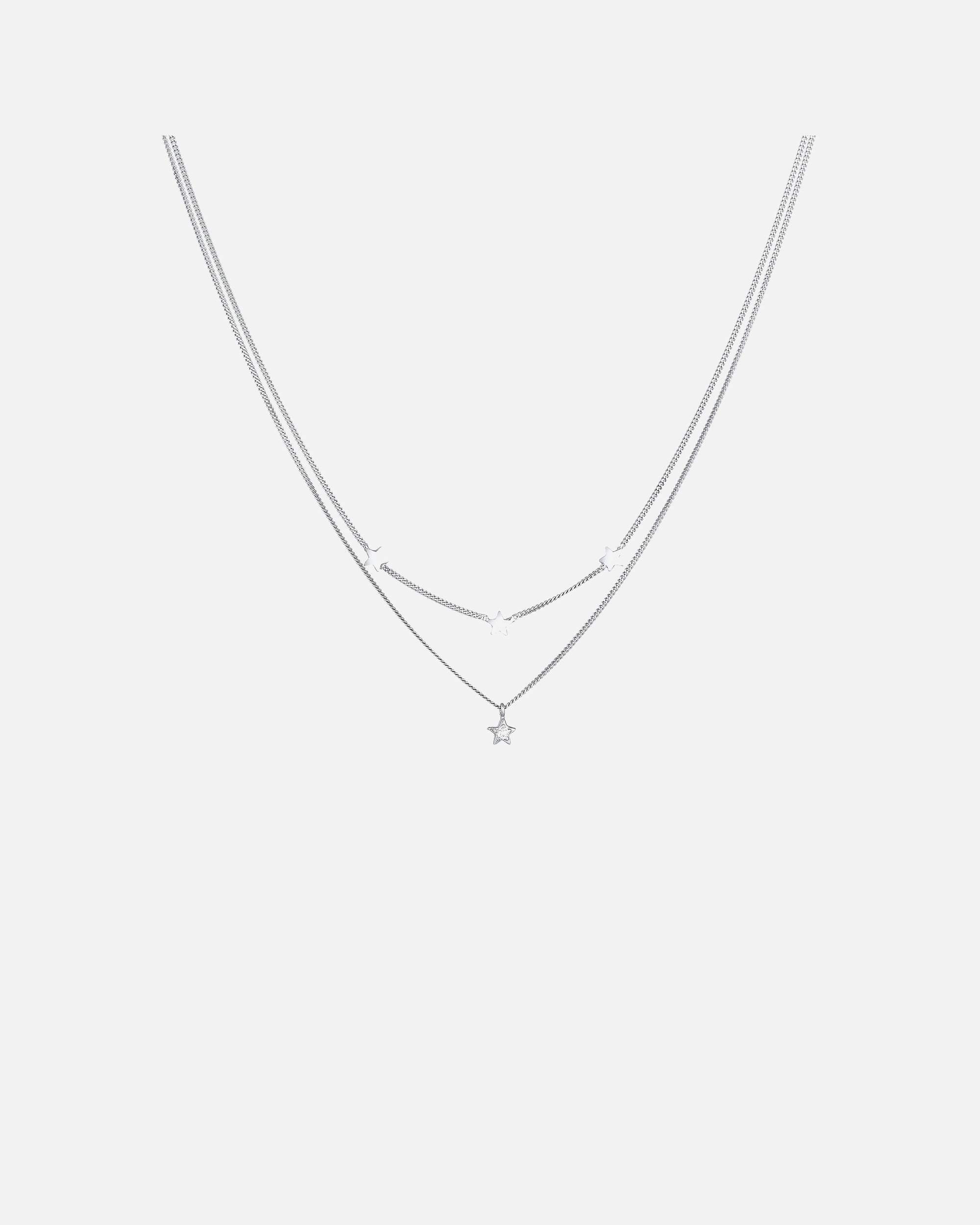 Halskette für Weiblich Elli Layer Stern Astro 925 Silber, mit Kristallen von Swarovski® 1 Stück