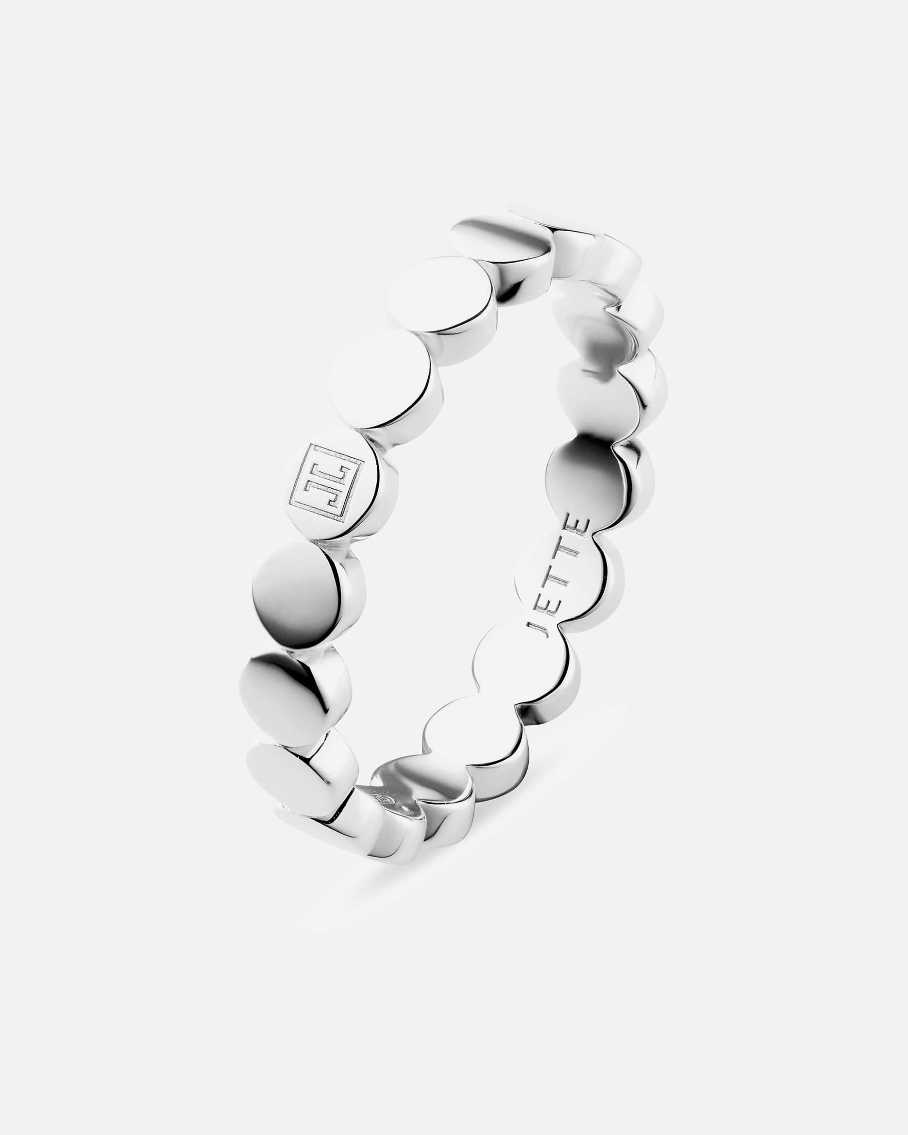 Ring für Weiblich Jette Damenring 925er Silber, recycelt 53