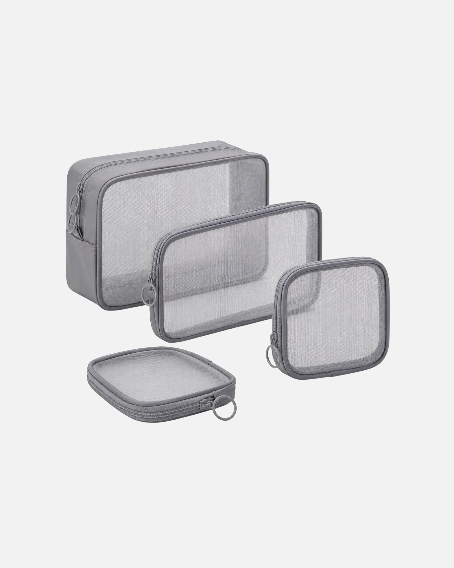 Kosmetiktasche für Weiblich UNIQ UNIQ Dalton Kosmetiktaschen Set, 4-teilig - Braun Grau