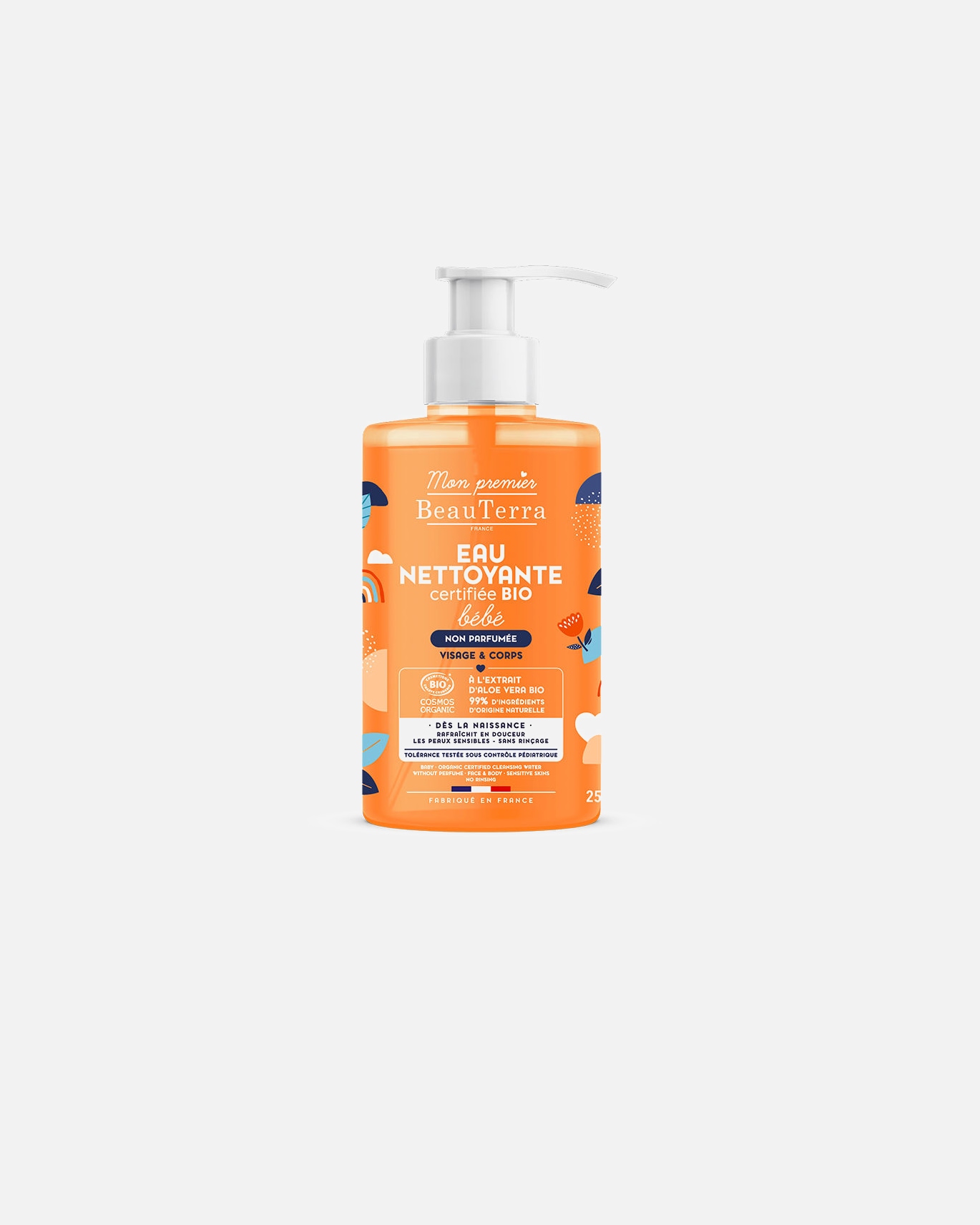 Babyduschgel für Unisex BIO BABÉ unparfümiertes Reinigungswasser 750 ml