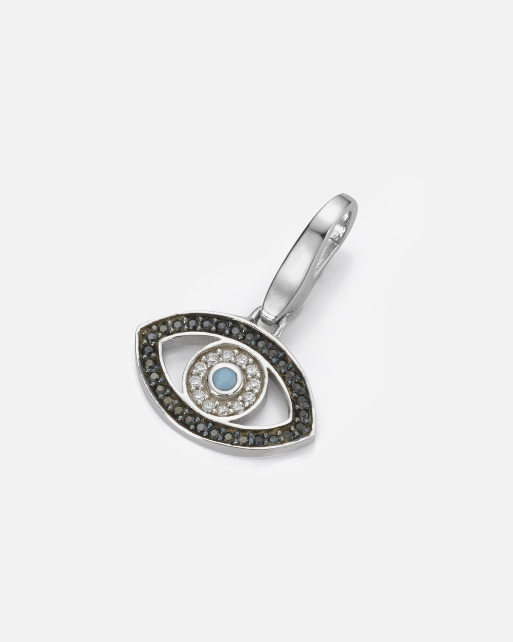 Schmuckanhänger für Weiblich Giorgio Martello Milano Charm türkisches Auge, Silber 925 Onesize