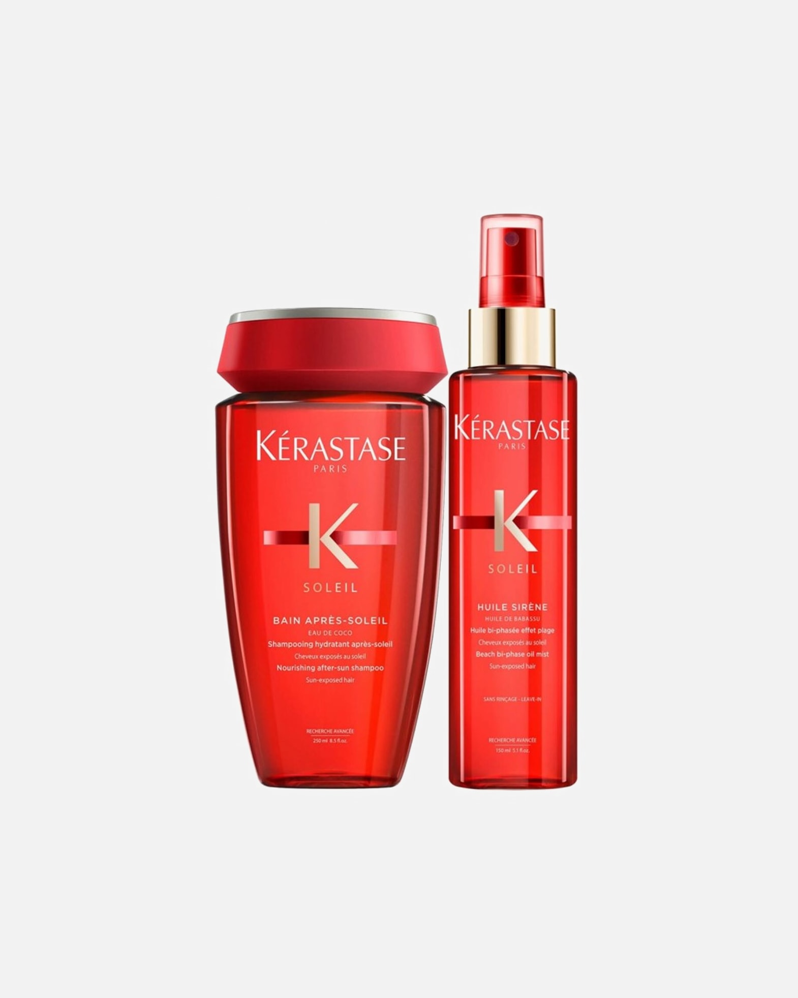 Haarpflegeset für Weiblich Kérastase Soleil 2er Set (Bain / Huile) 1 Stück