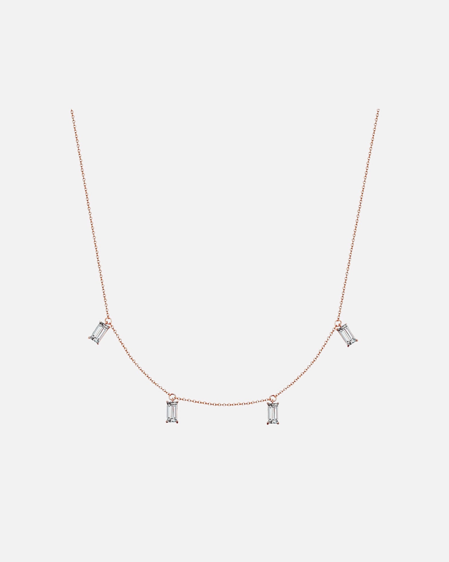 Halskette für Weiblich Glanzstücke München Halskette Sterling Silber Zirkonia in Roségold 1 Stück