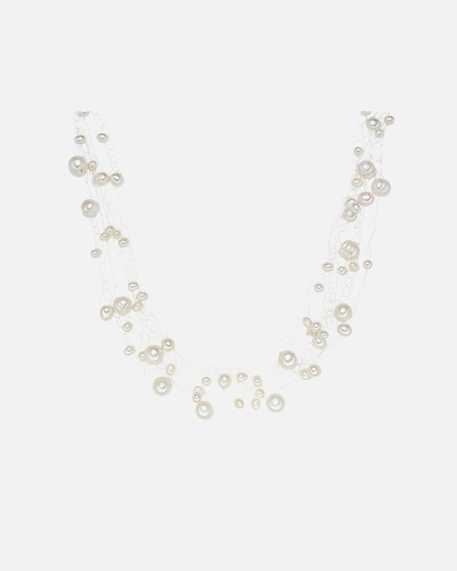 Halskette für Weiblich Valero Pearls Perlen-Kette aus Sterling Silber in silber mit Süßwasser-Zuchtperle 1 Stück