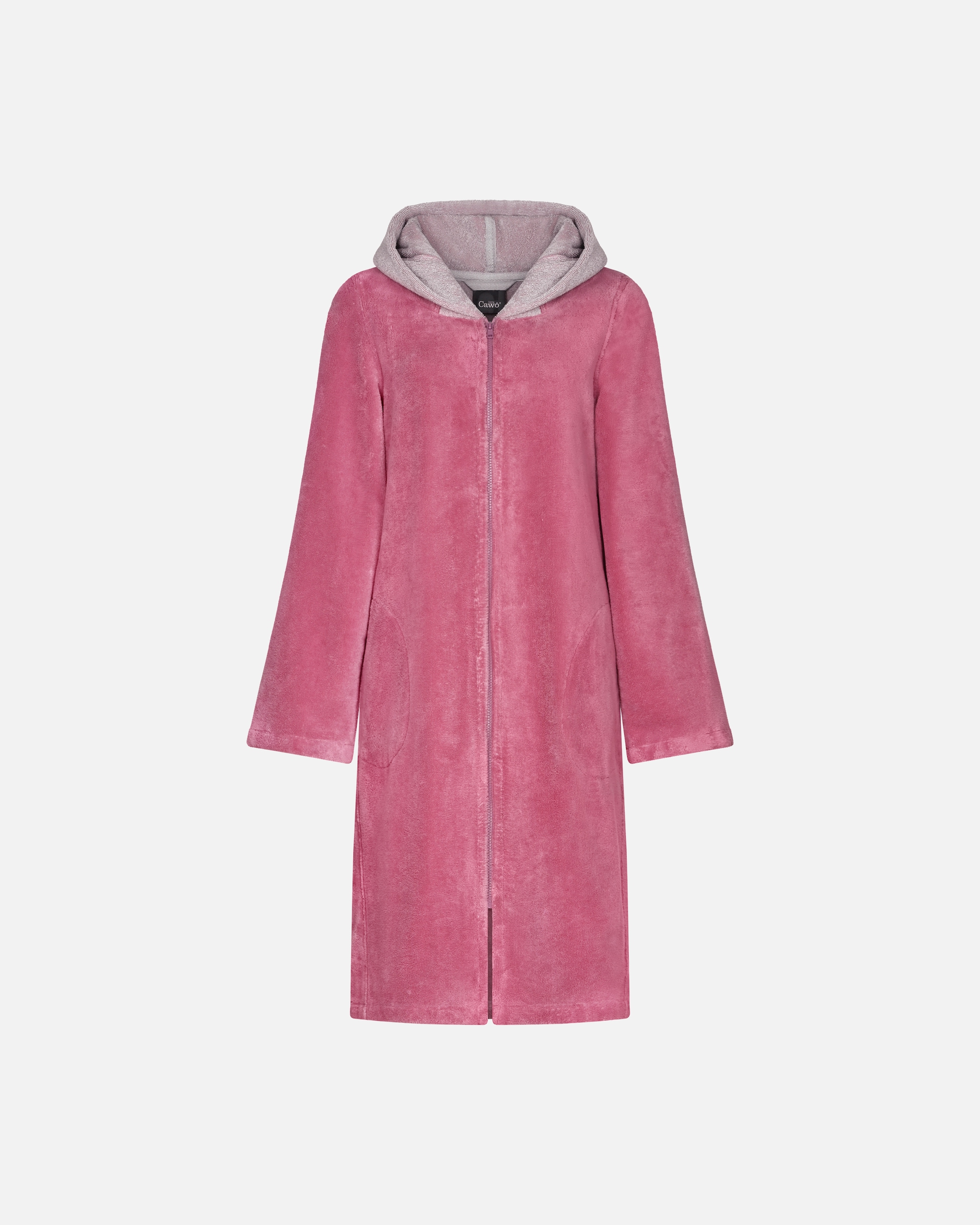 Bademantel für Unisex Cawö Cawö Bademäntel Damen Kurzmantel mit Kapuze Kapuze 841 beere - 23 M