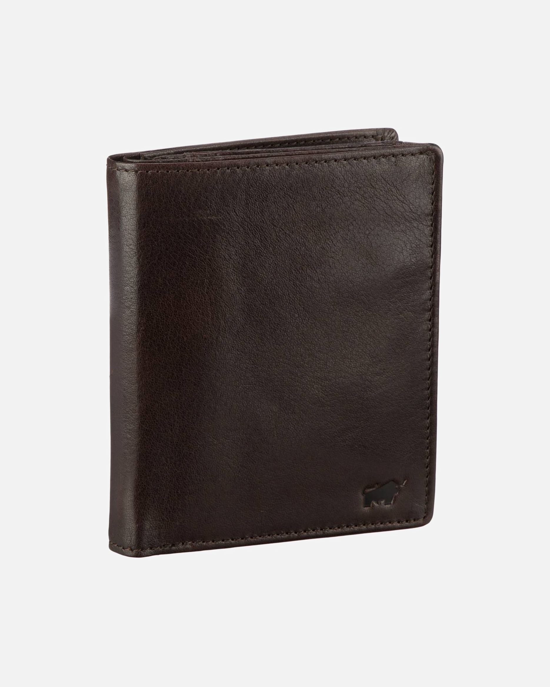 Portemonnaie für Männlich Braun Büffel Geldbörse Arezzo Braun