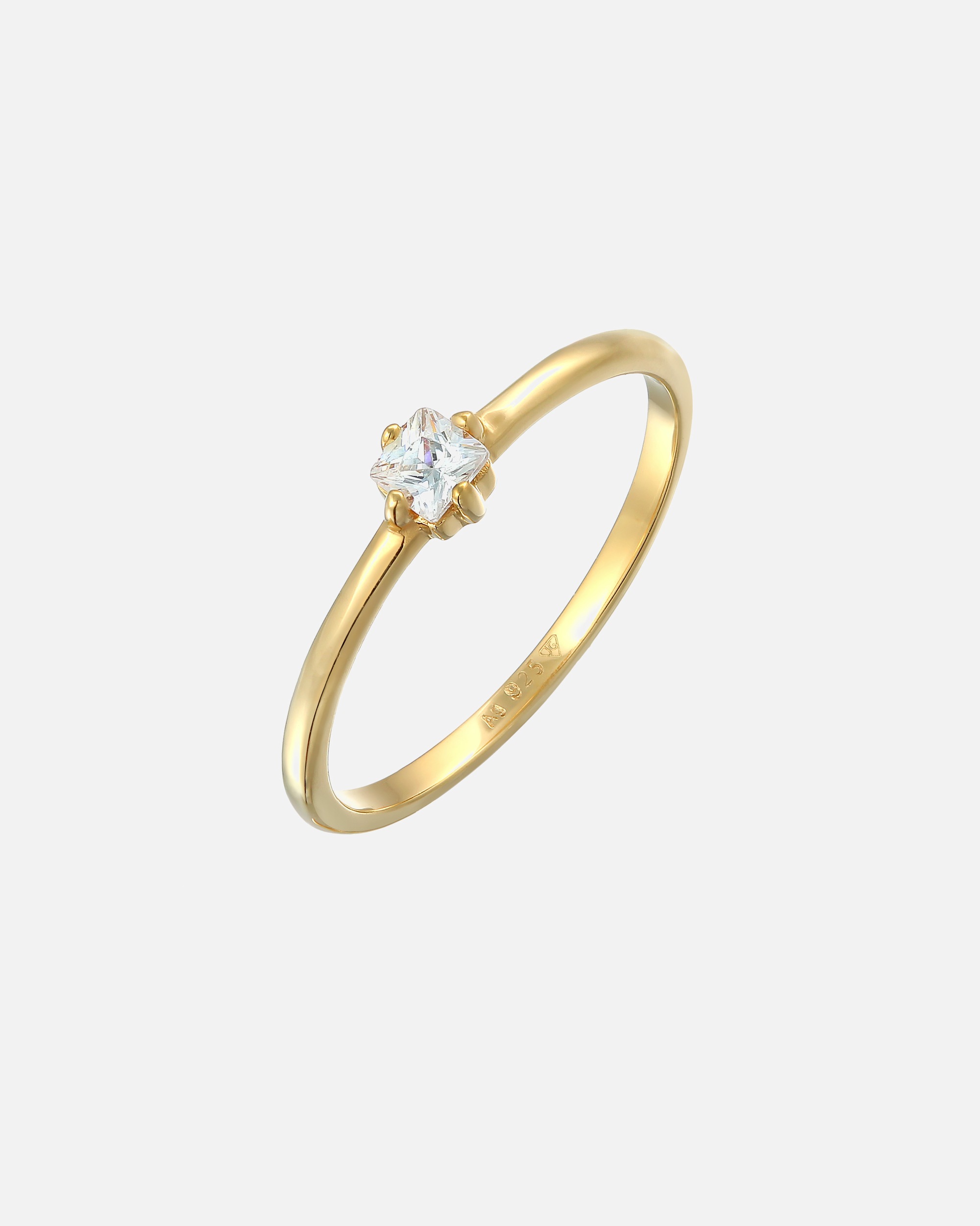 Ring für Weiblich Elli Zirkonia Solitär 925 Silber 52