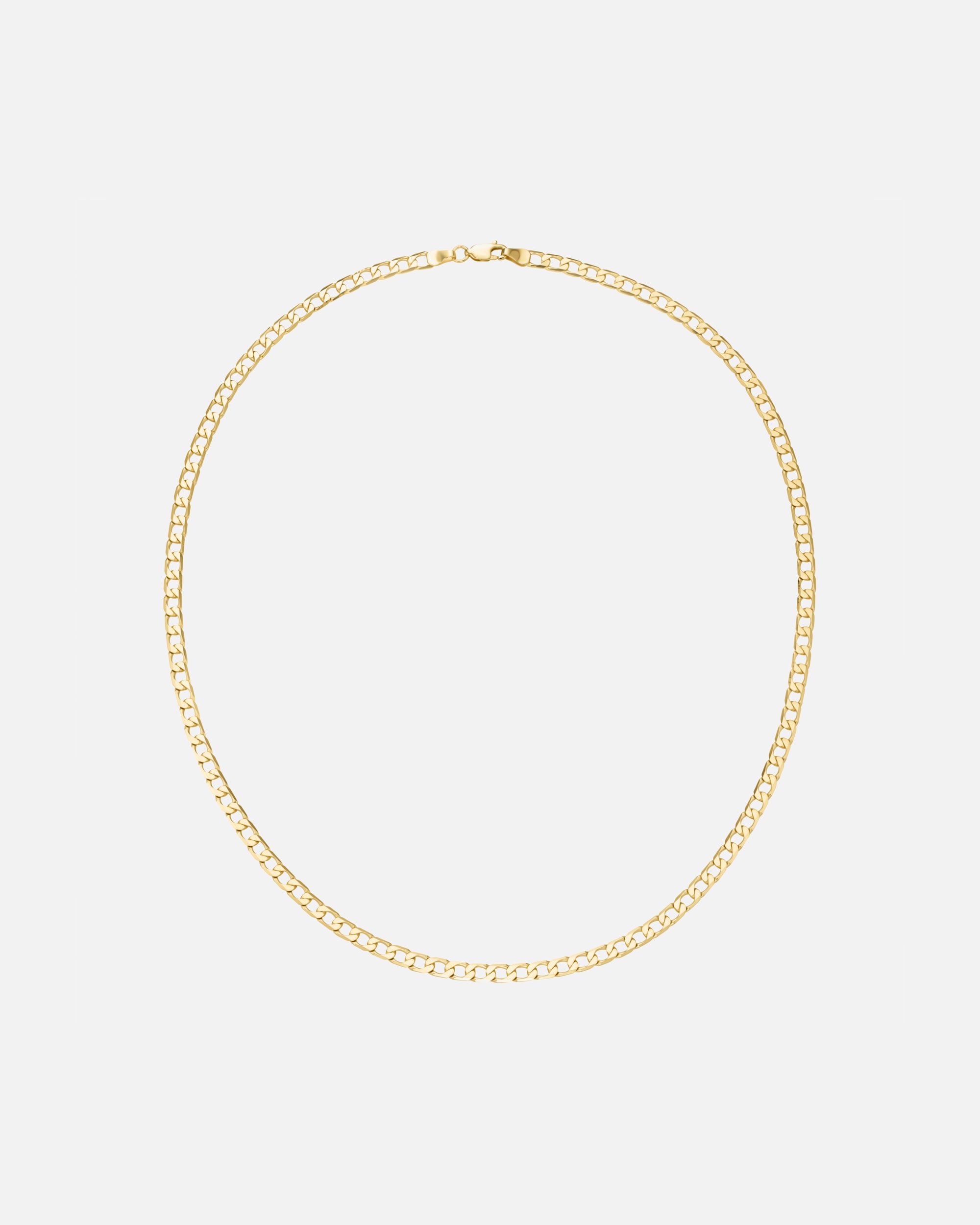 Halskette für Unisex Luigi Merano Kette Panzerkette, Gold 375 50 cm