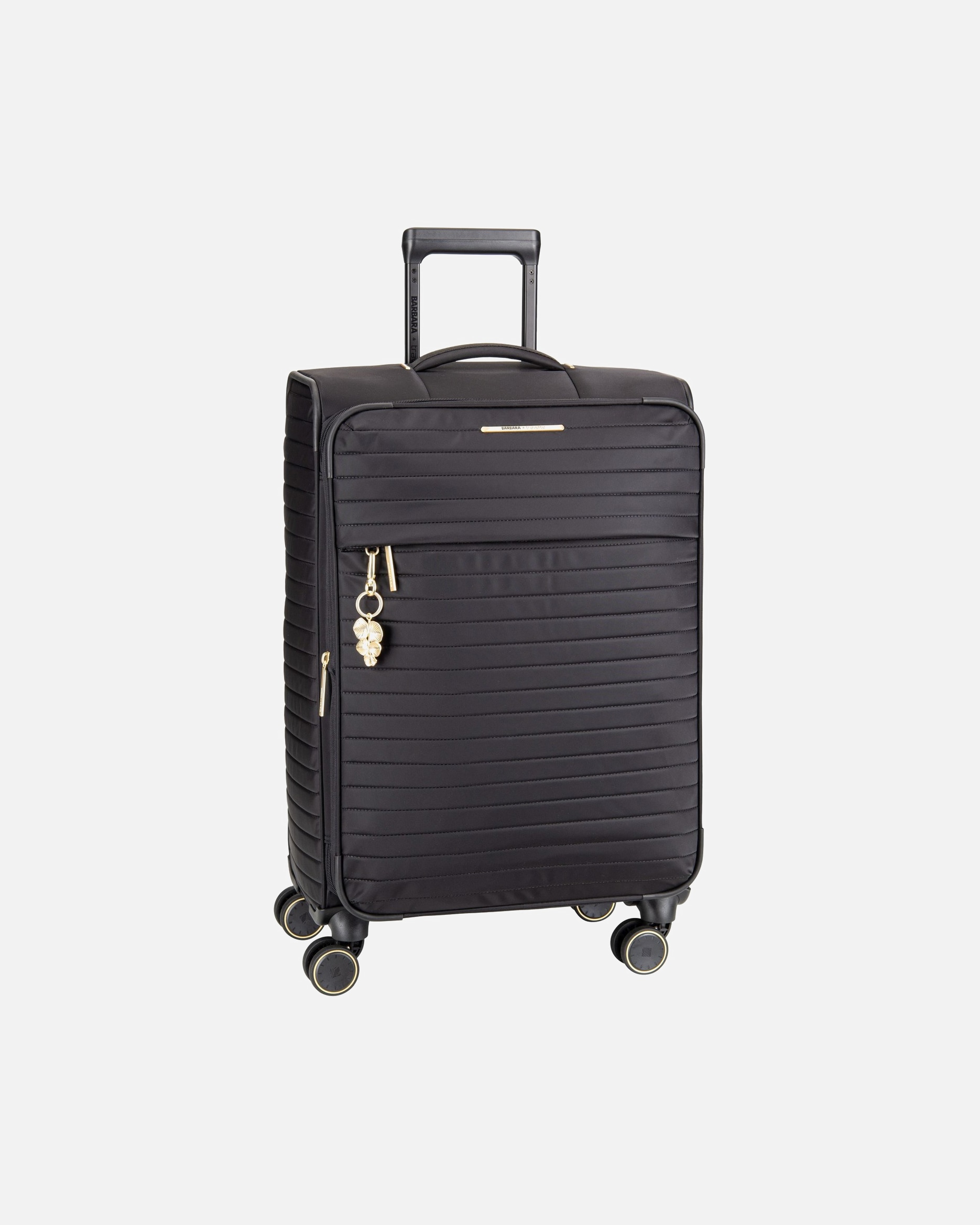 Trolley für Weiblich Travelite Trolley Barbara Stepp 4W Trolley M Exp Black