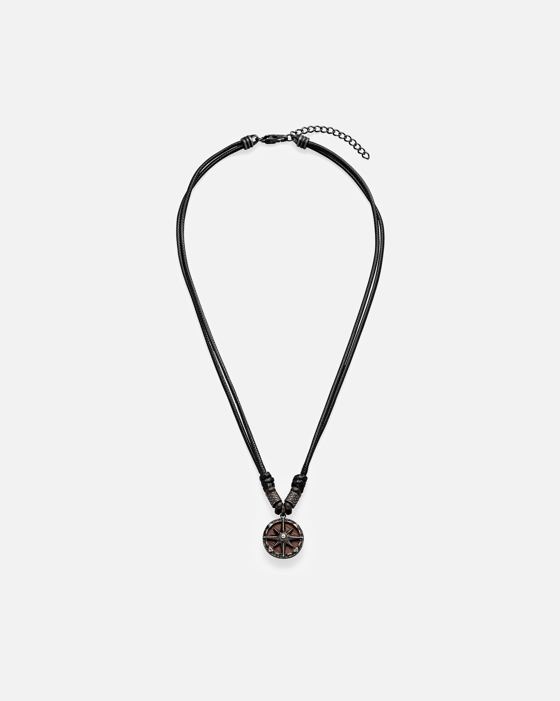 Kette für Männlich s.Oliver Kette Edelstahl, Leder One Size