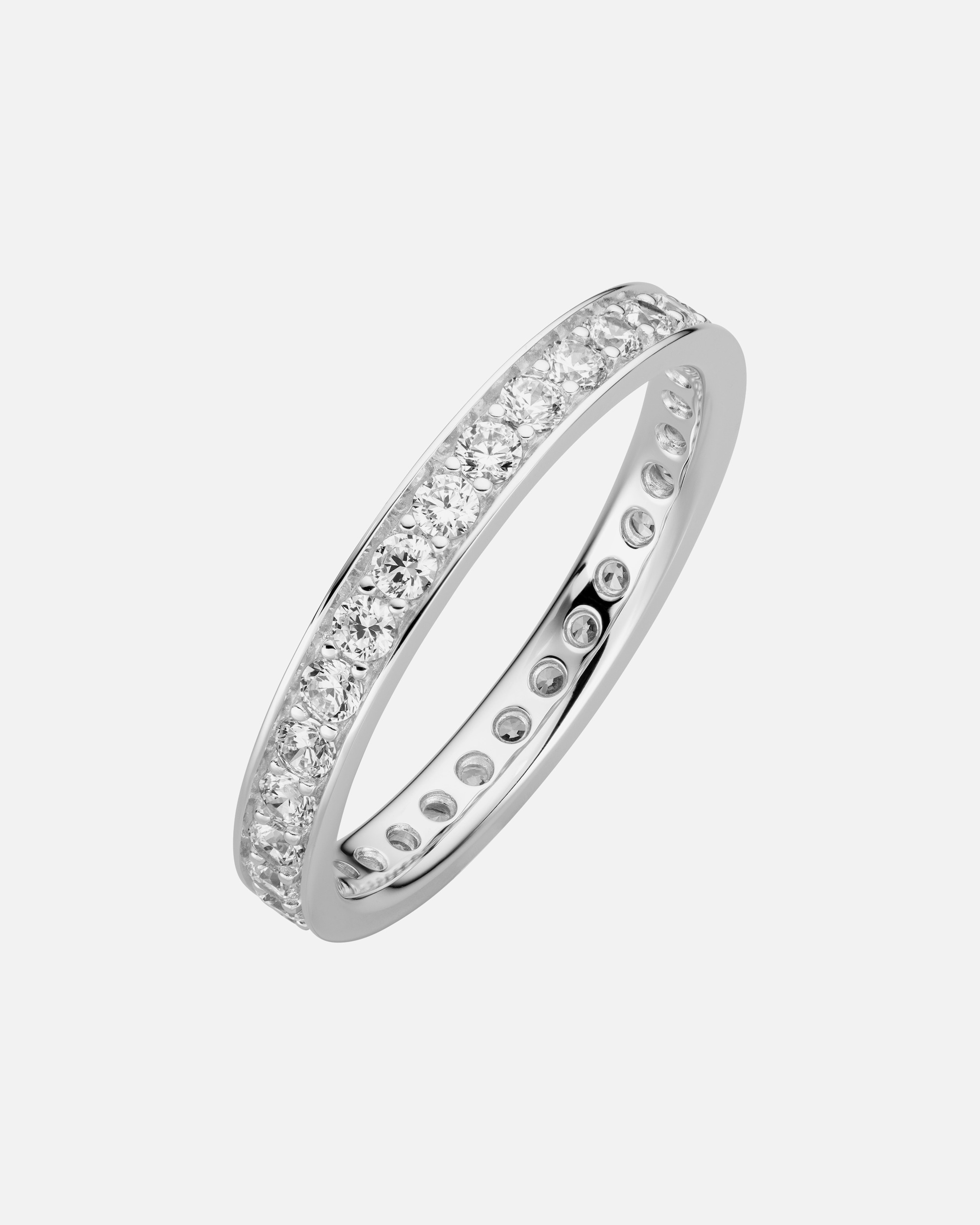 Ring für Weiblich Orolino Ring 333/- Gold Zirkonia weiß 050 (15,9)