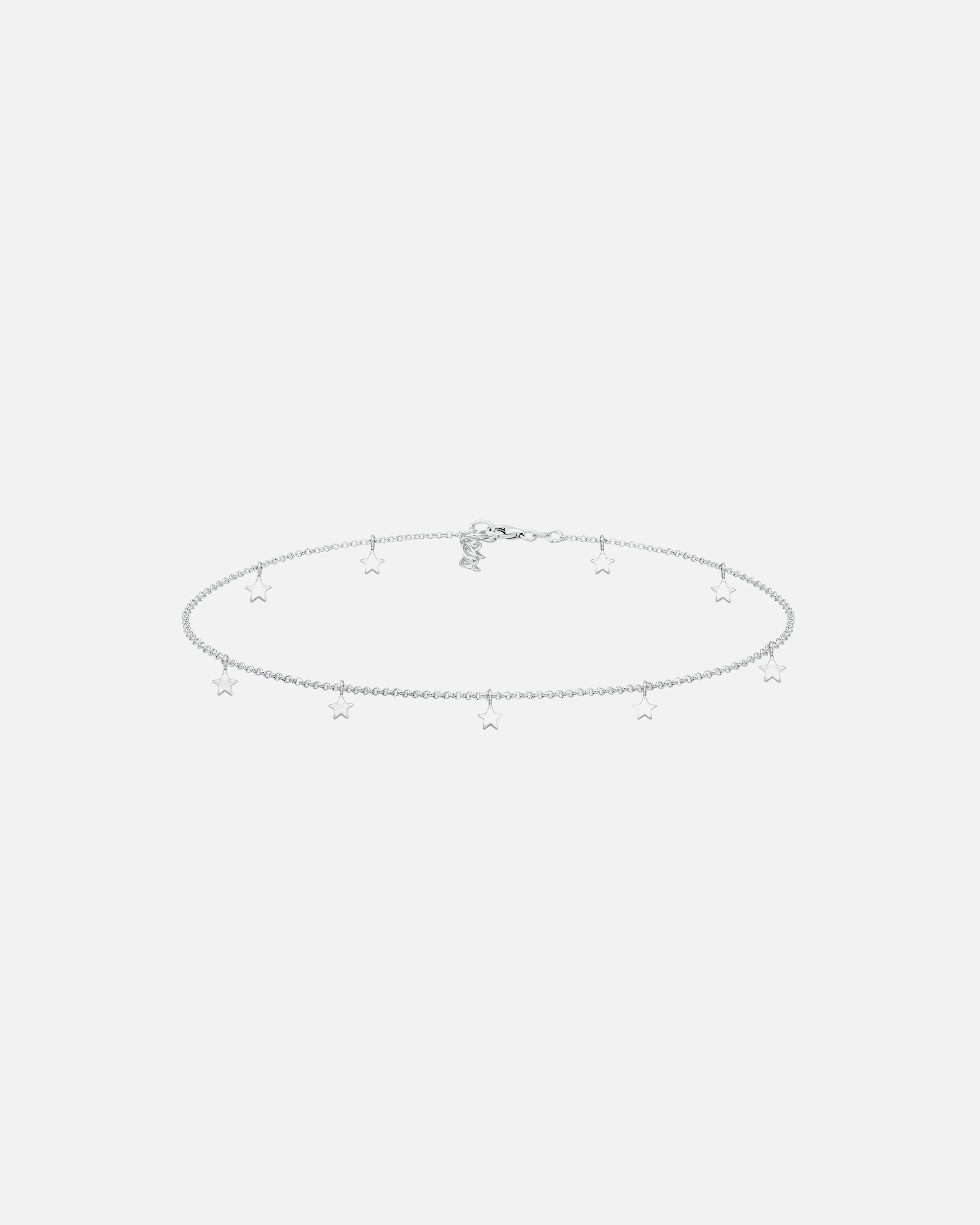 Halskette für Weiblich Elli Choker Kette Sterne Astro Look Basic 925er Silber 1 Stück