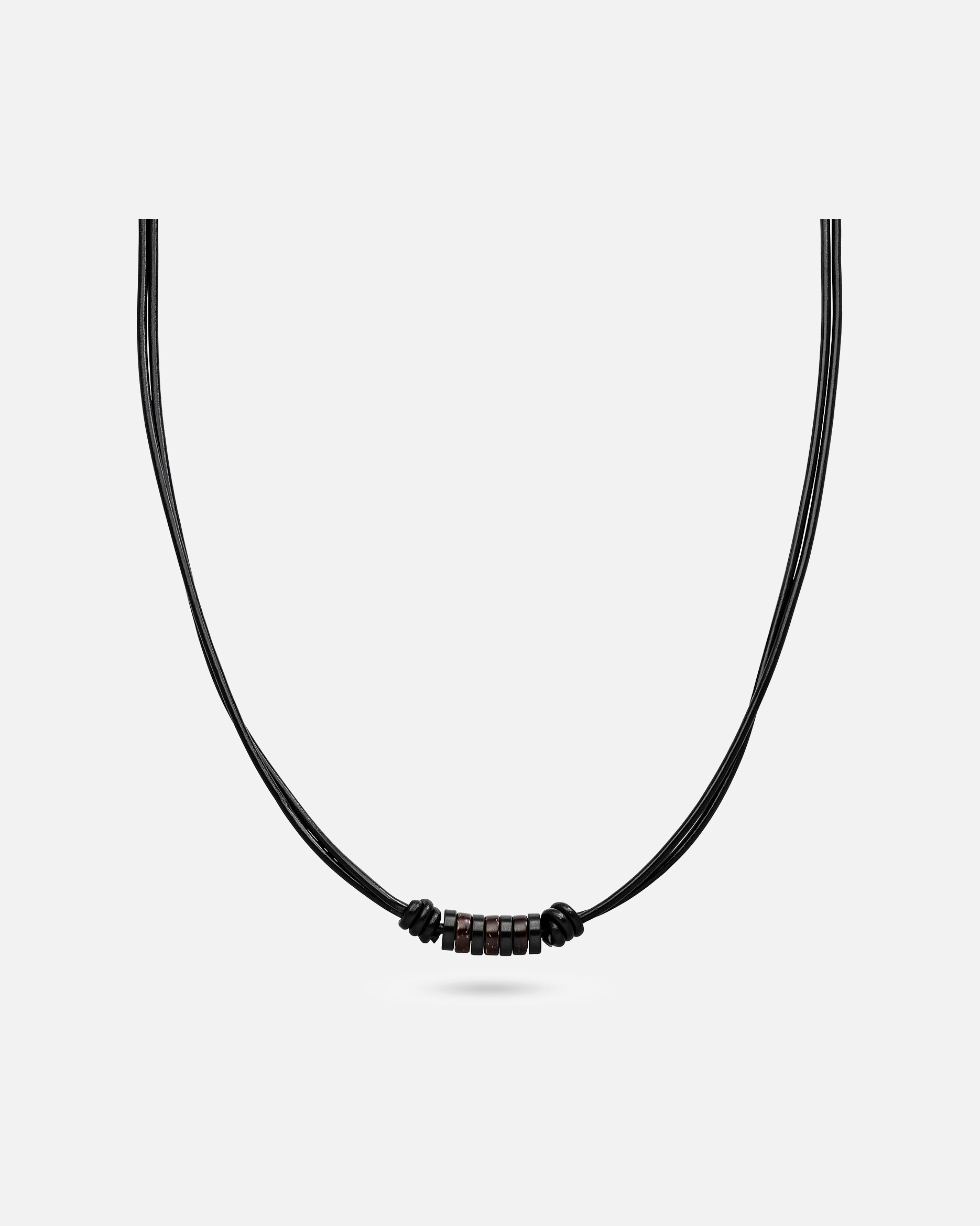 Kette für Männlich s.Oliver Kette Edelstahl, Leder One Size