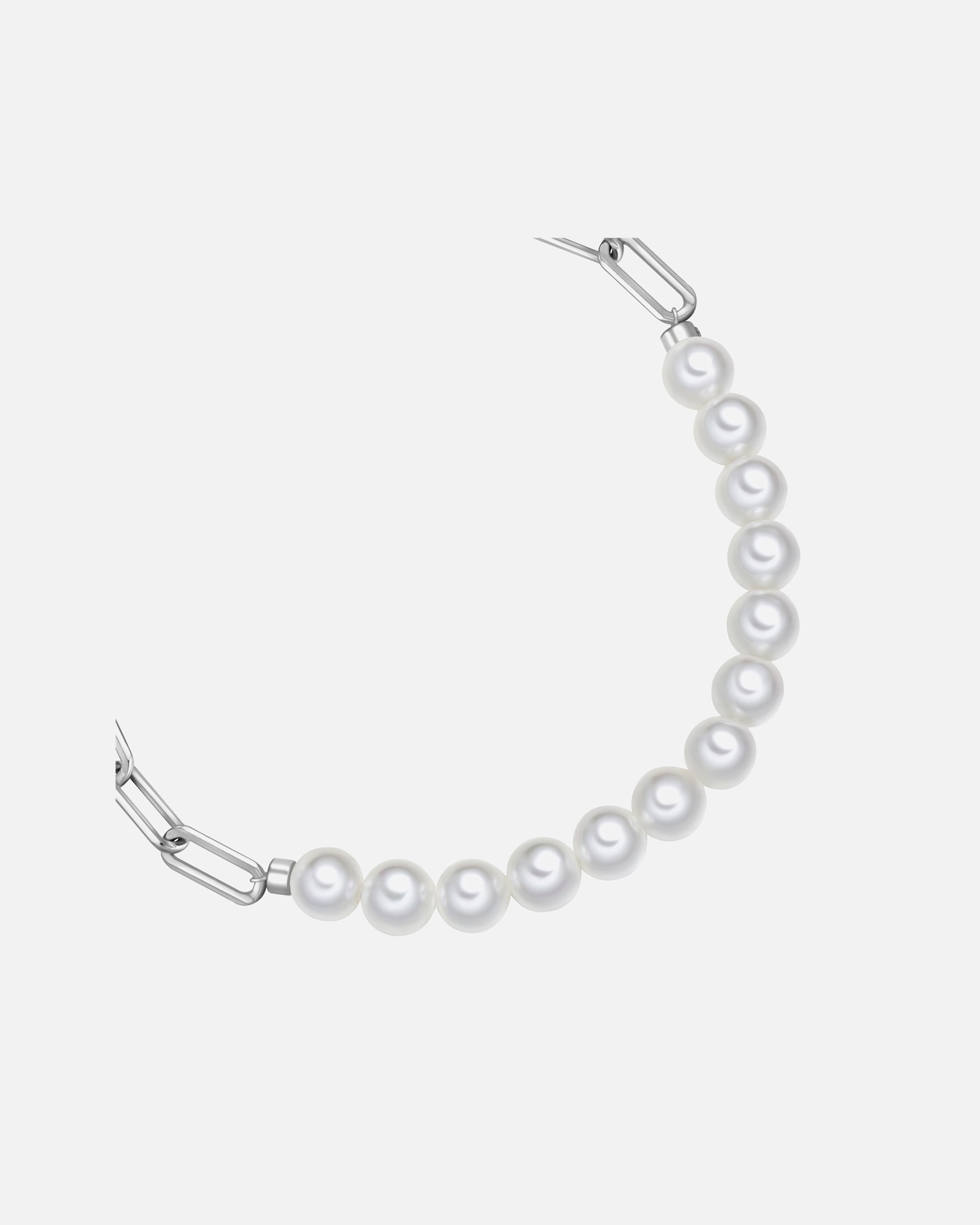 Armband für Weiblich Rafaela Donata Armband aus Sterling Silber in silber mit Muschelkernperle 16,0 - 22,0 cm, flexibel einstellbar