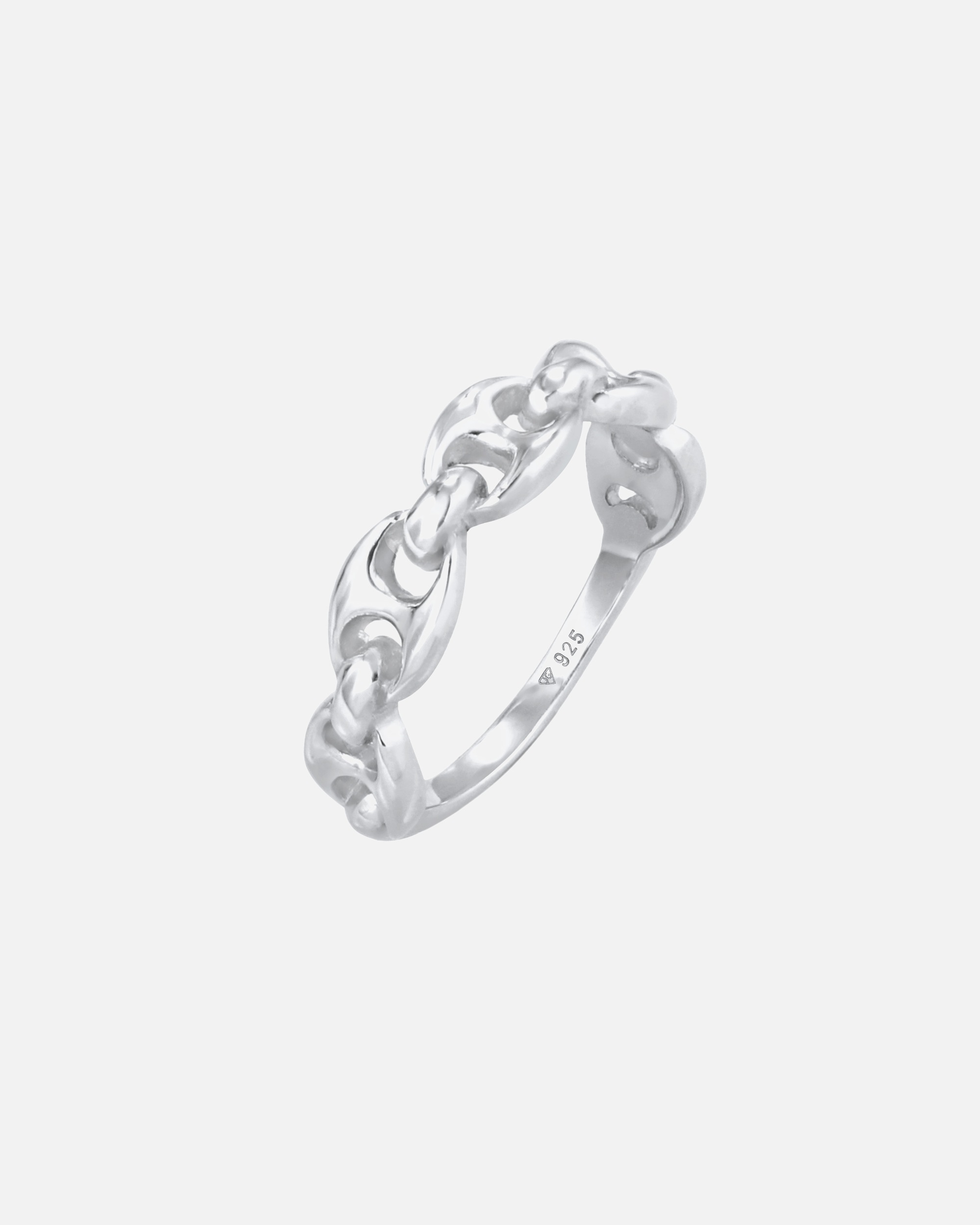 Ring für Weiblich Elli Maritim Schiffsanker Design Bandring 925 Silber 52
