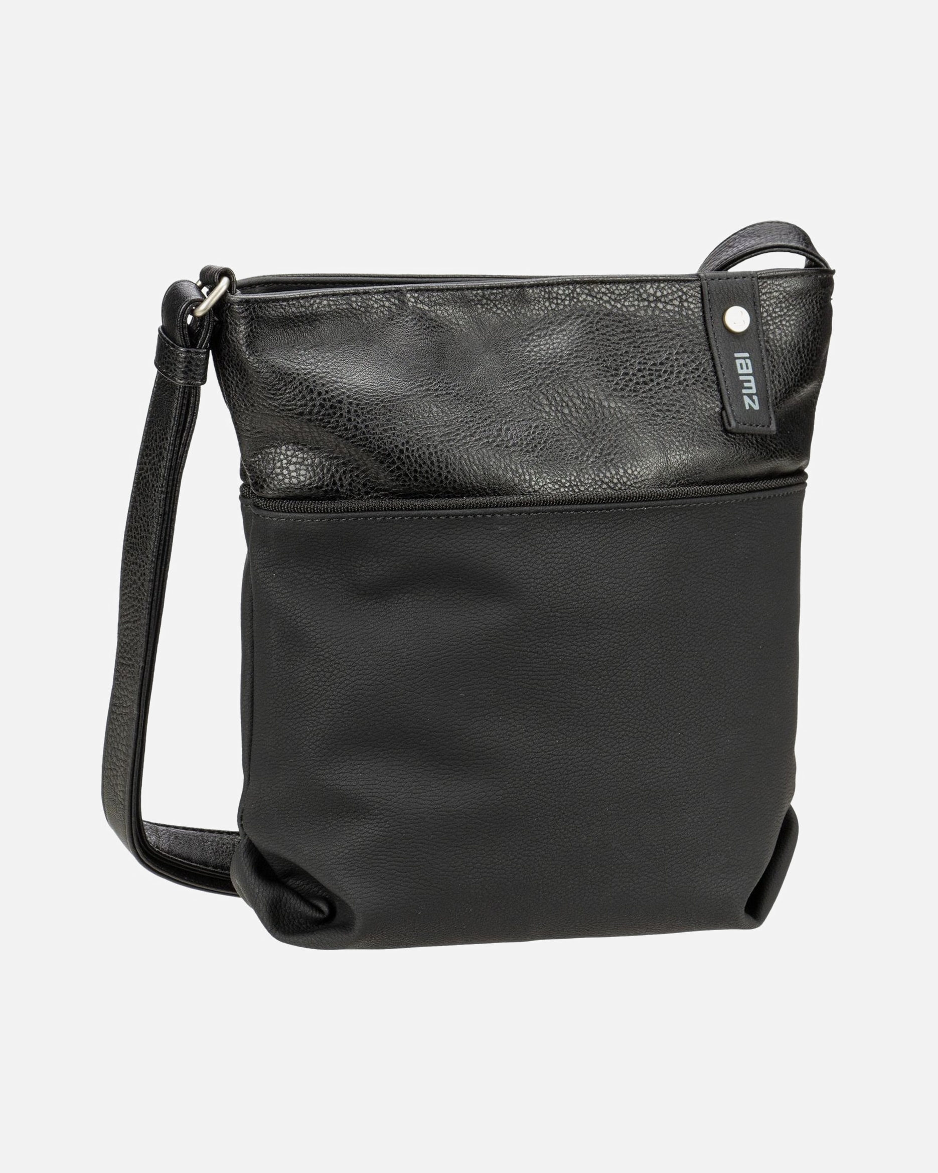 Umhängetasche für Weiblich ZWEI Beuteltasche Jana J10 Nubuk/Black