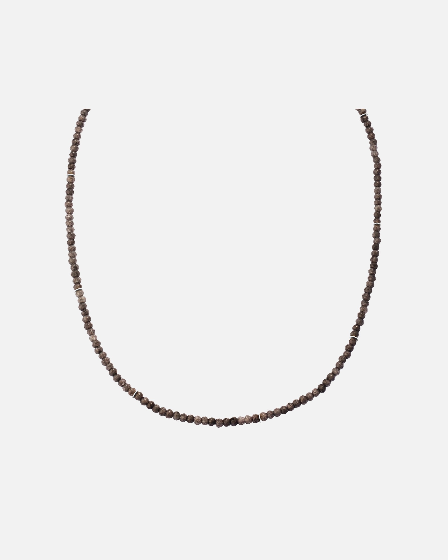 Halskette für Weiblich Halskette aus Sterling Silber in silber mit Chalcedon 40,0 cm Basiskette + 5,0 cm Verlängerung